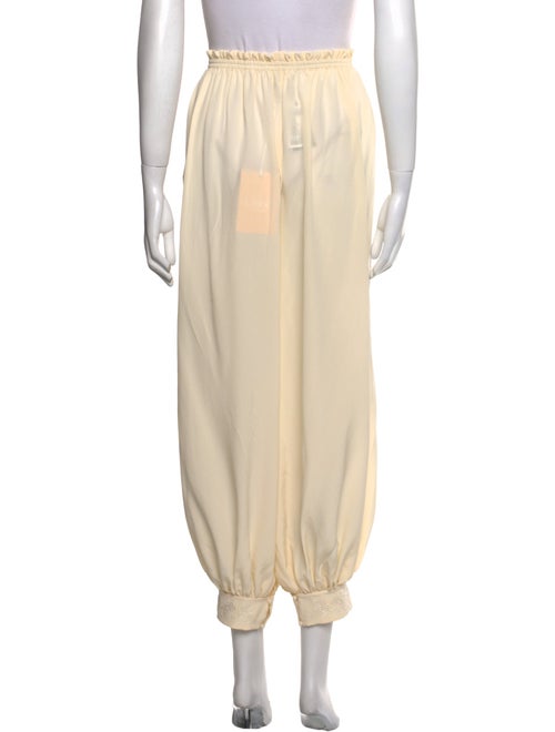 Chloé Silk Straight Leg Pants