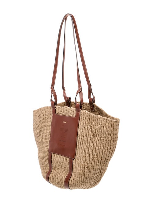Chloé Raffia Bucket Bag