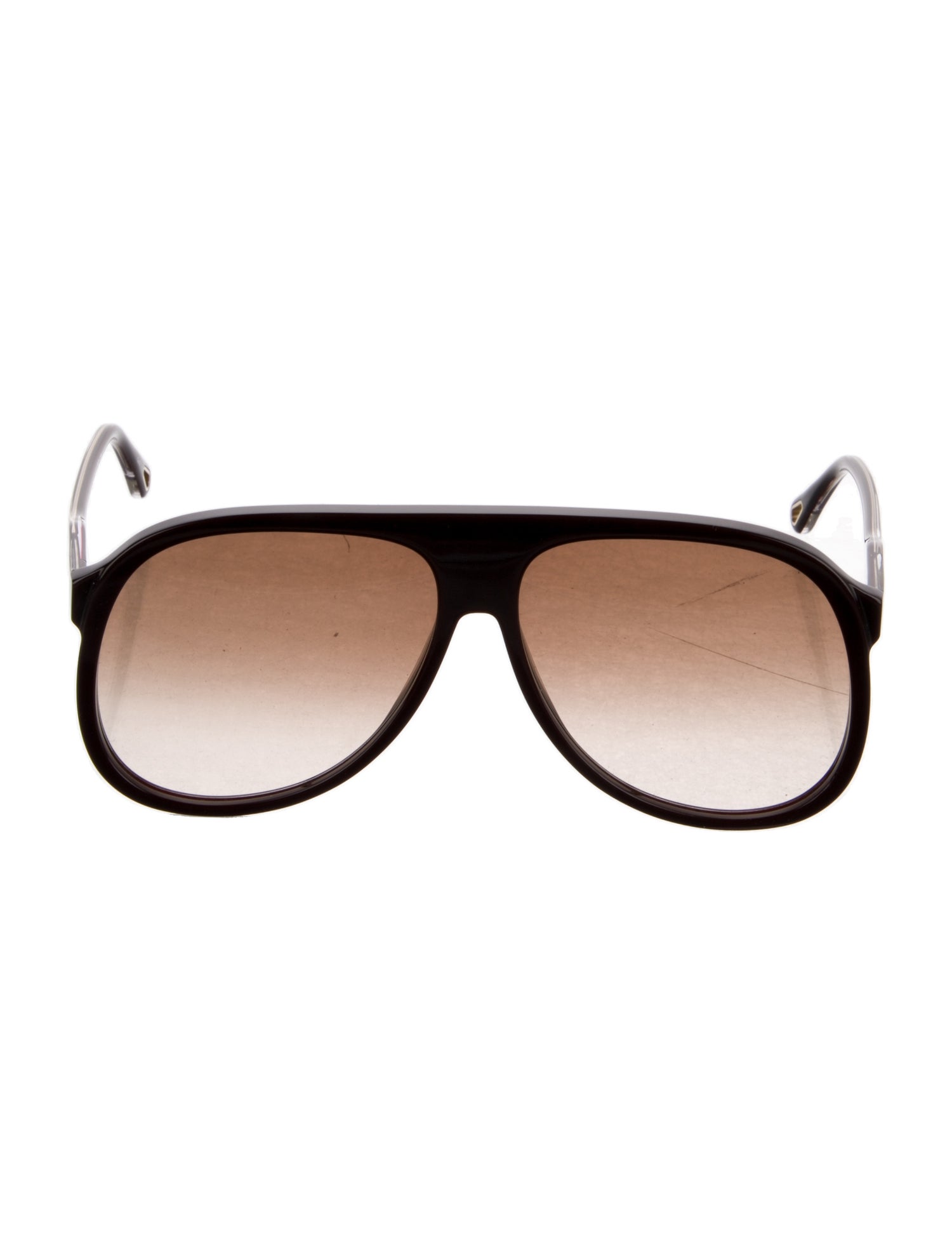 Chloé Aviator Gradient Sunglasses
