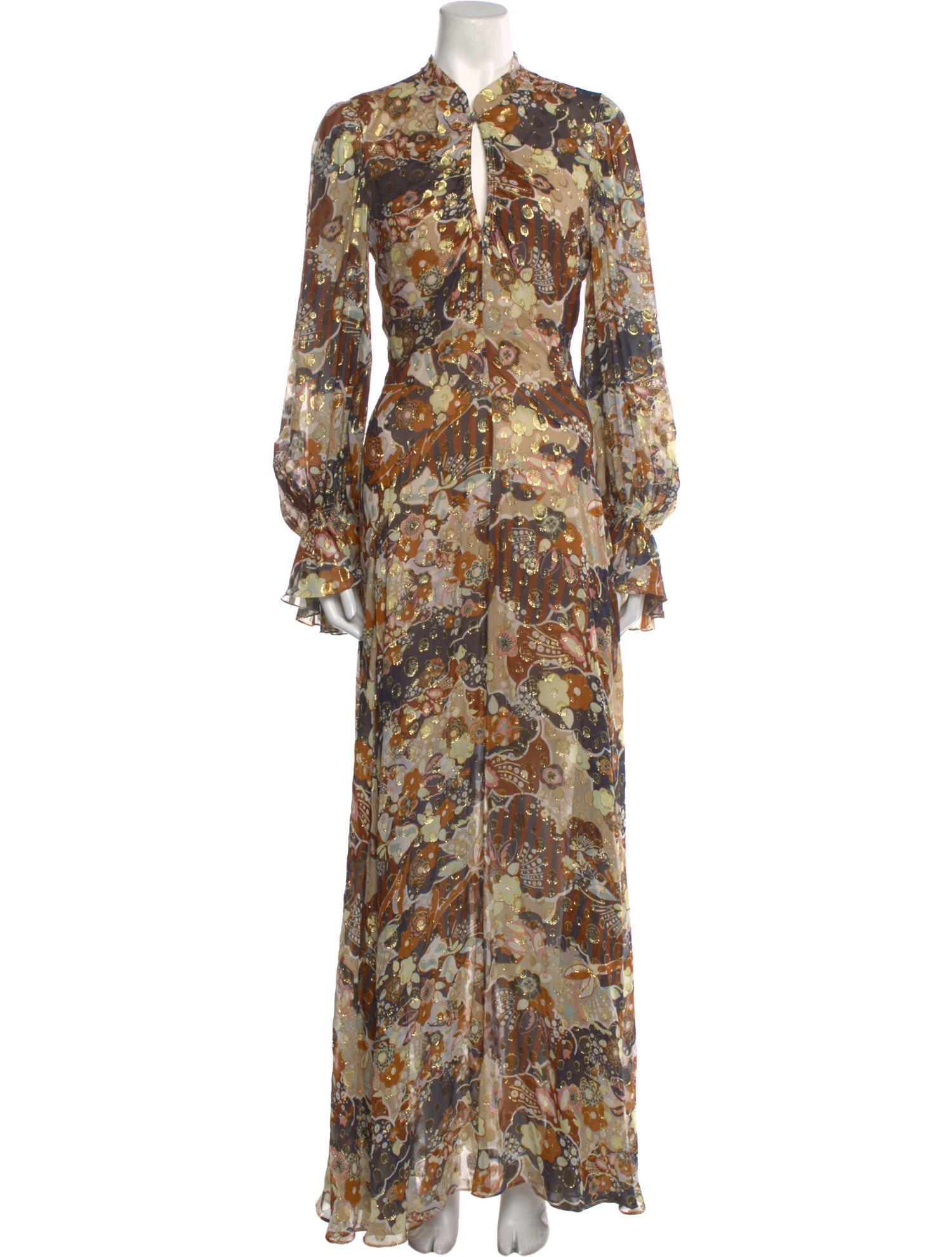 Chloé Silk Knee-Length Dress