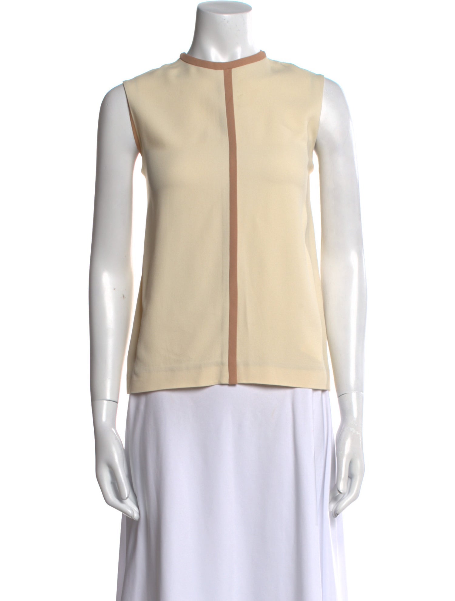 Chloé Mock Neck Sleeveless Top