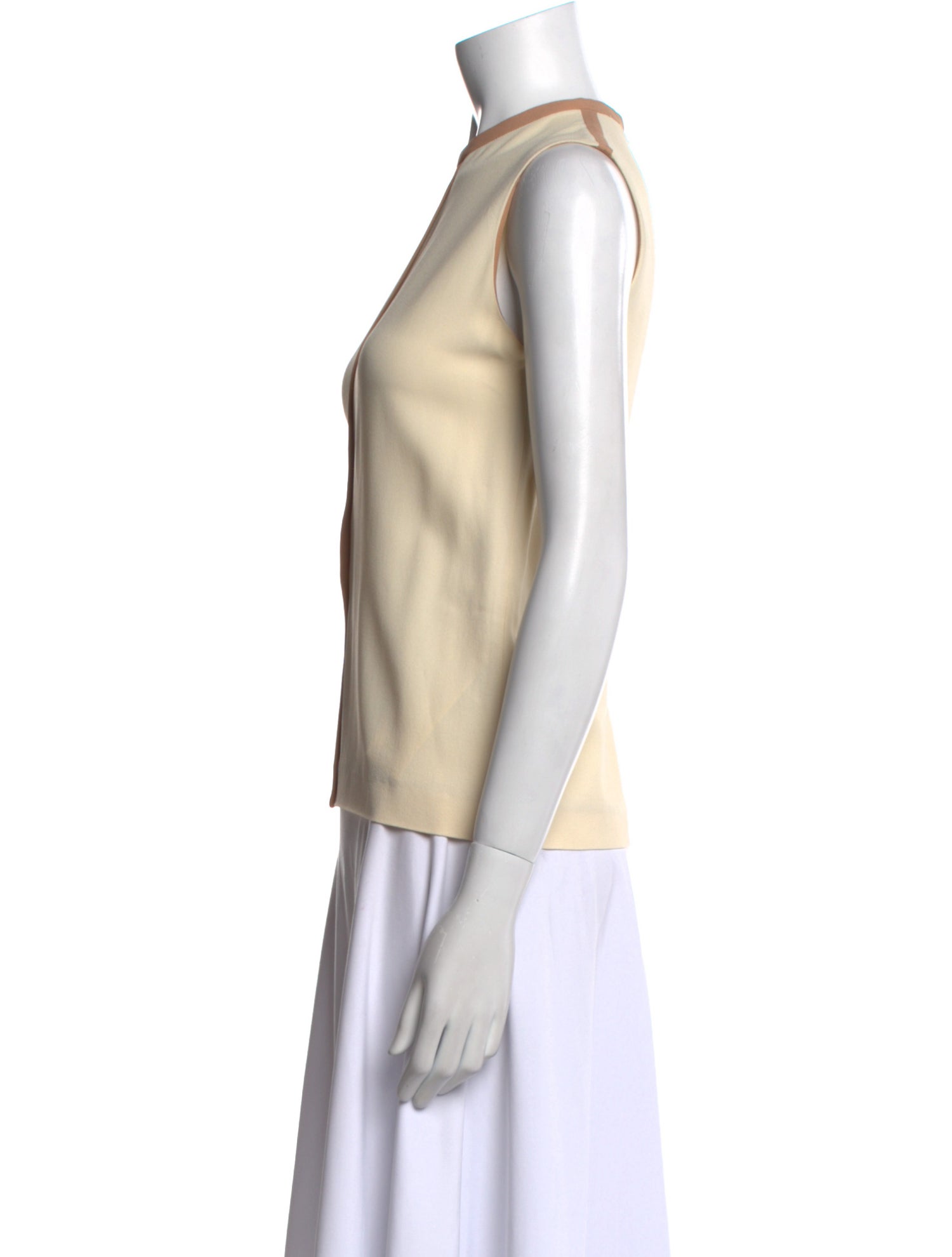 Chloé Mock Neck Sleeveless Top