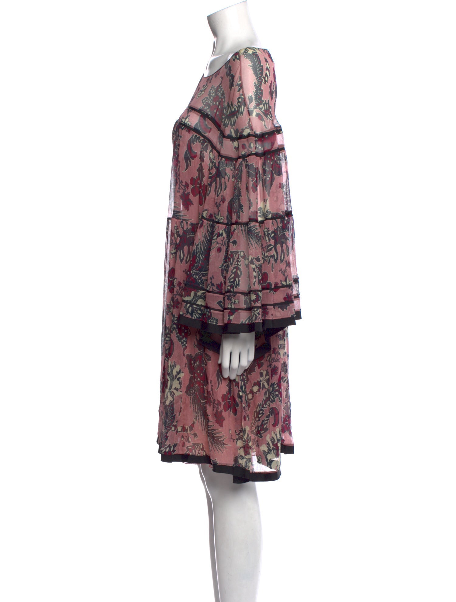 Chloé Silk Knee-Length Dress