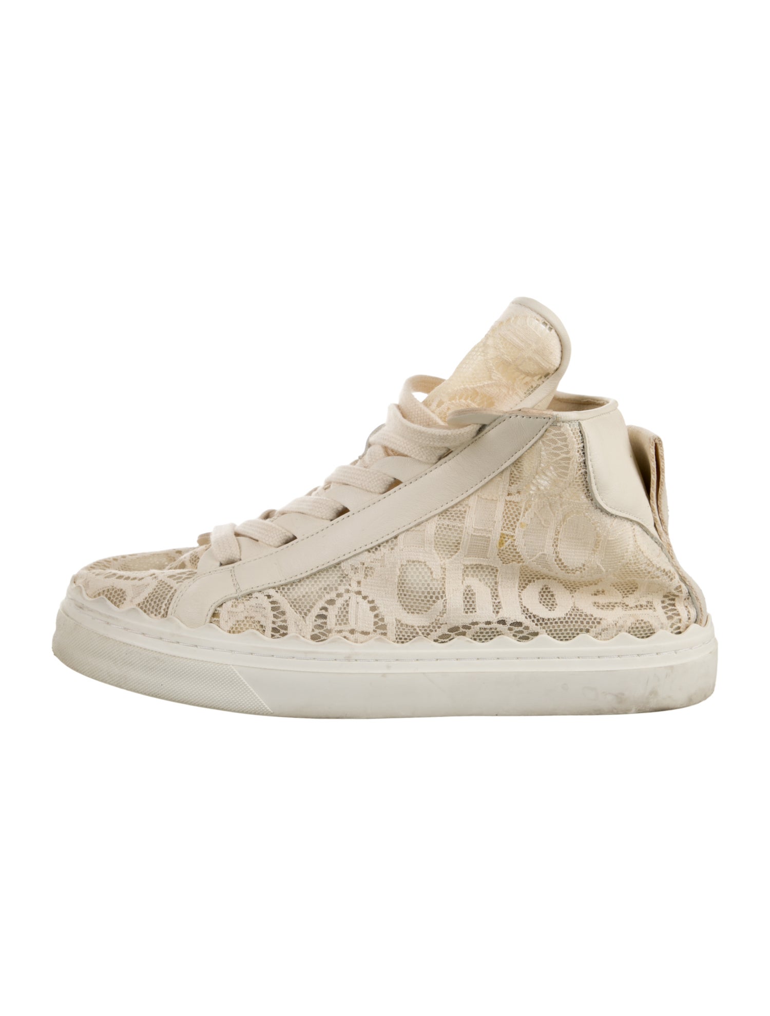 Chloé Lace Sneakers