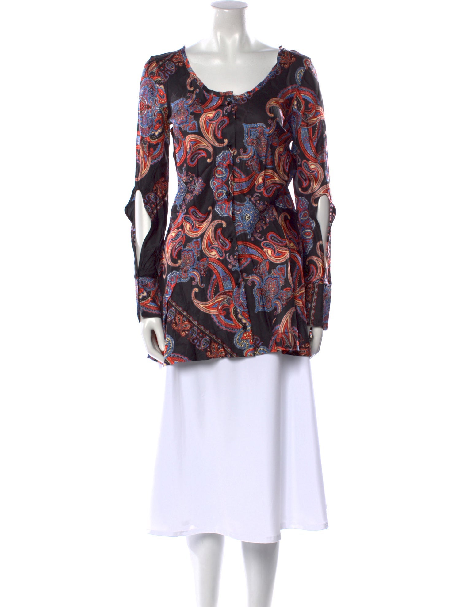 Chloé Paisley Print Scoop Neck Tunic w/ Tags