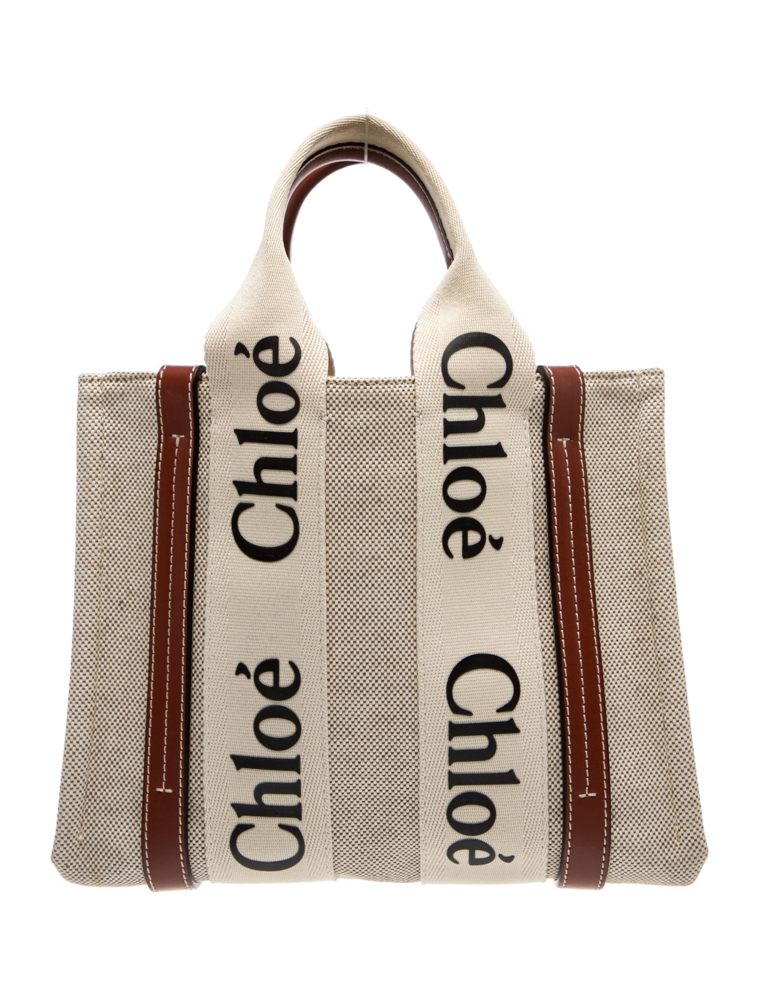 Chloé Canvas Top Handle Bag