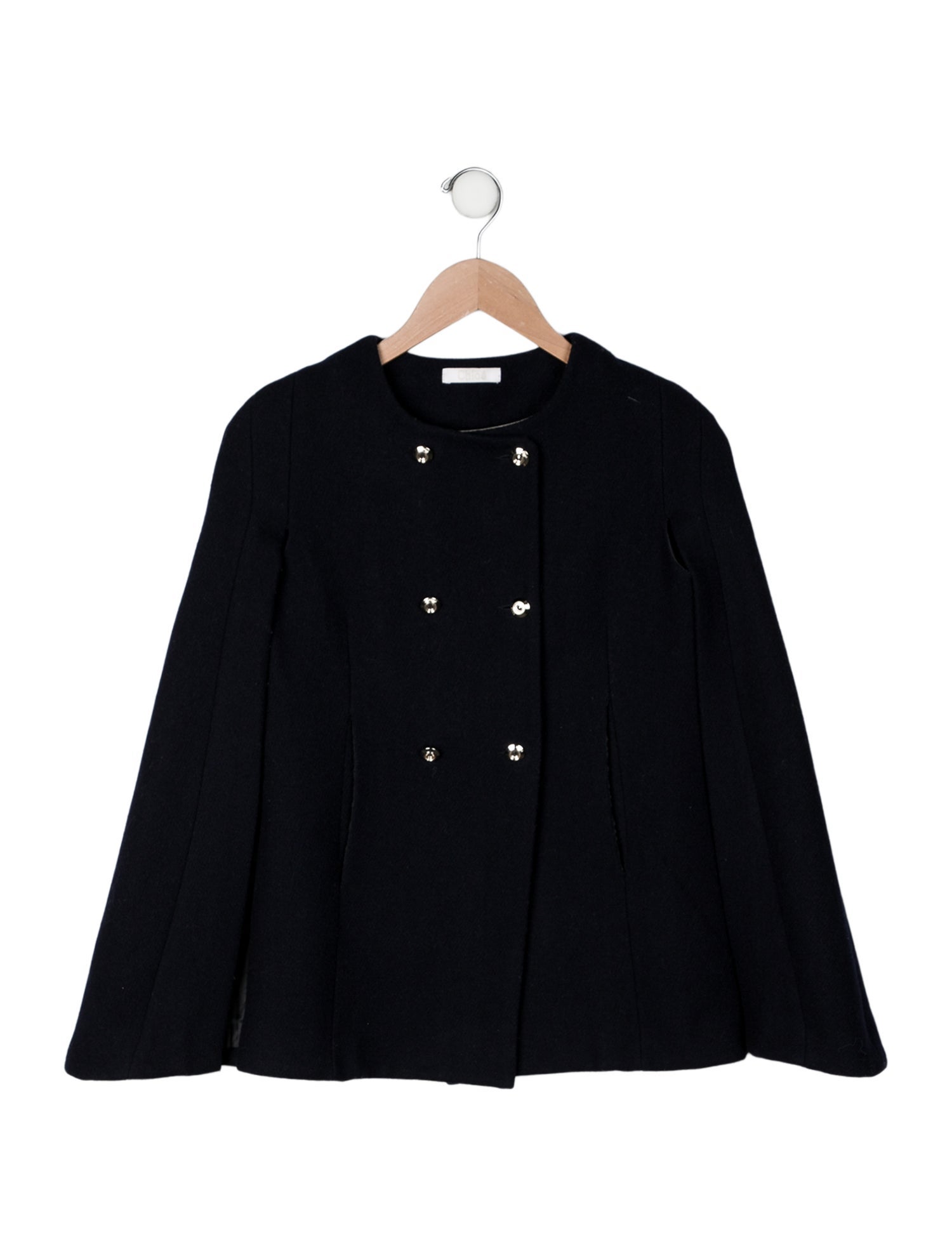 Chloé Girls' Wool Poncho