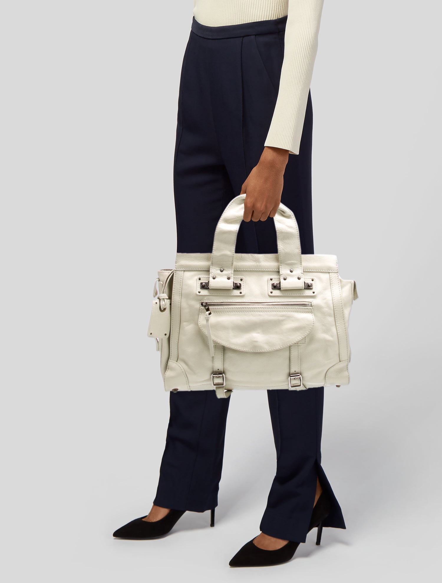 Chloé Leather Top Handle Bag