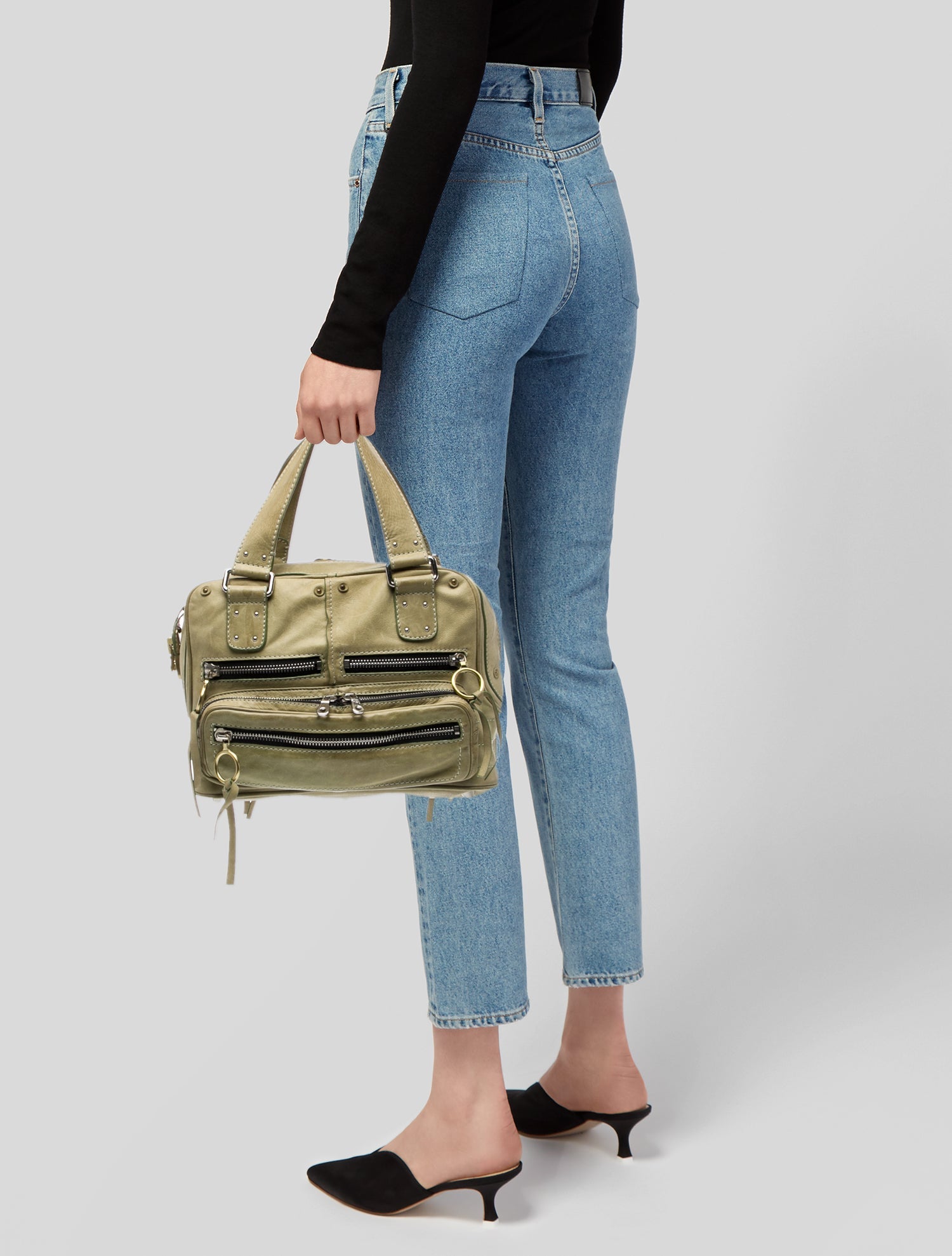 Chloé Leather Top Handle Bag