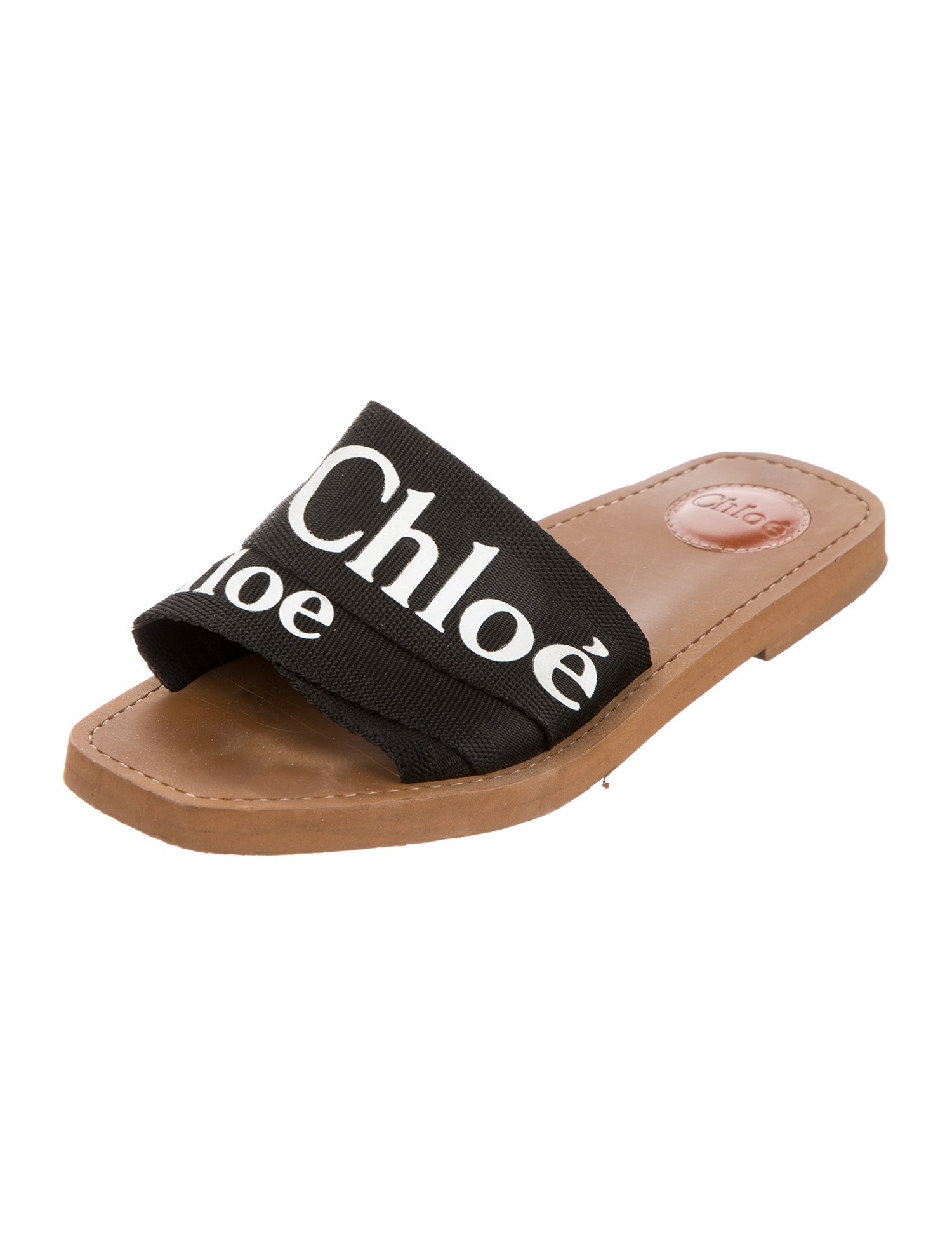 Chloé Canvas Printed Slides