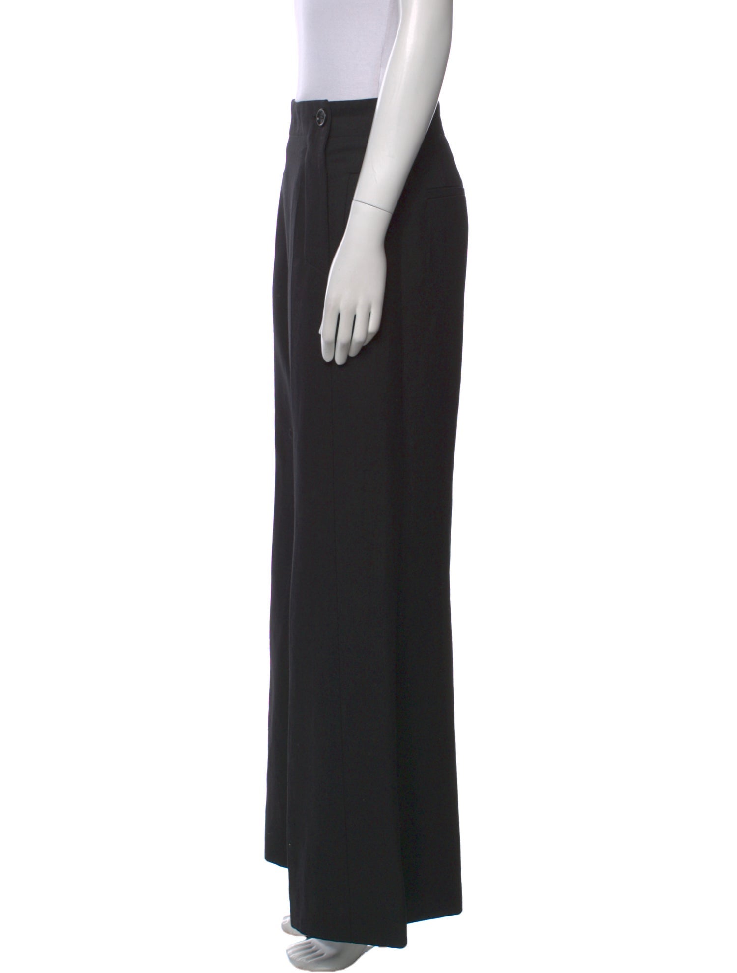 Chloé Virgin Wool Wide Leg Pants