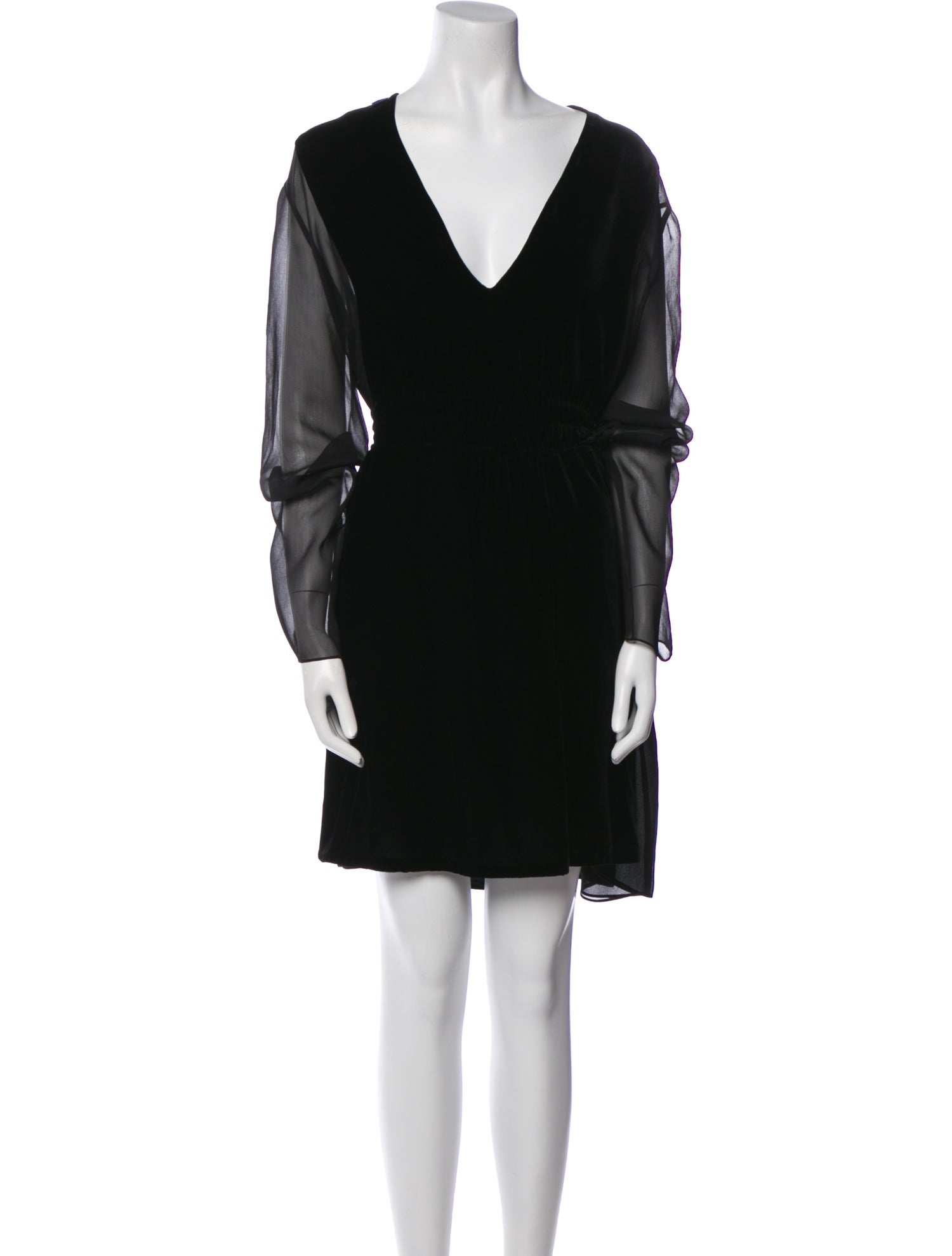 Chloé V-Neck Knee-Length Dress