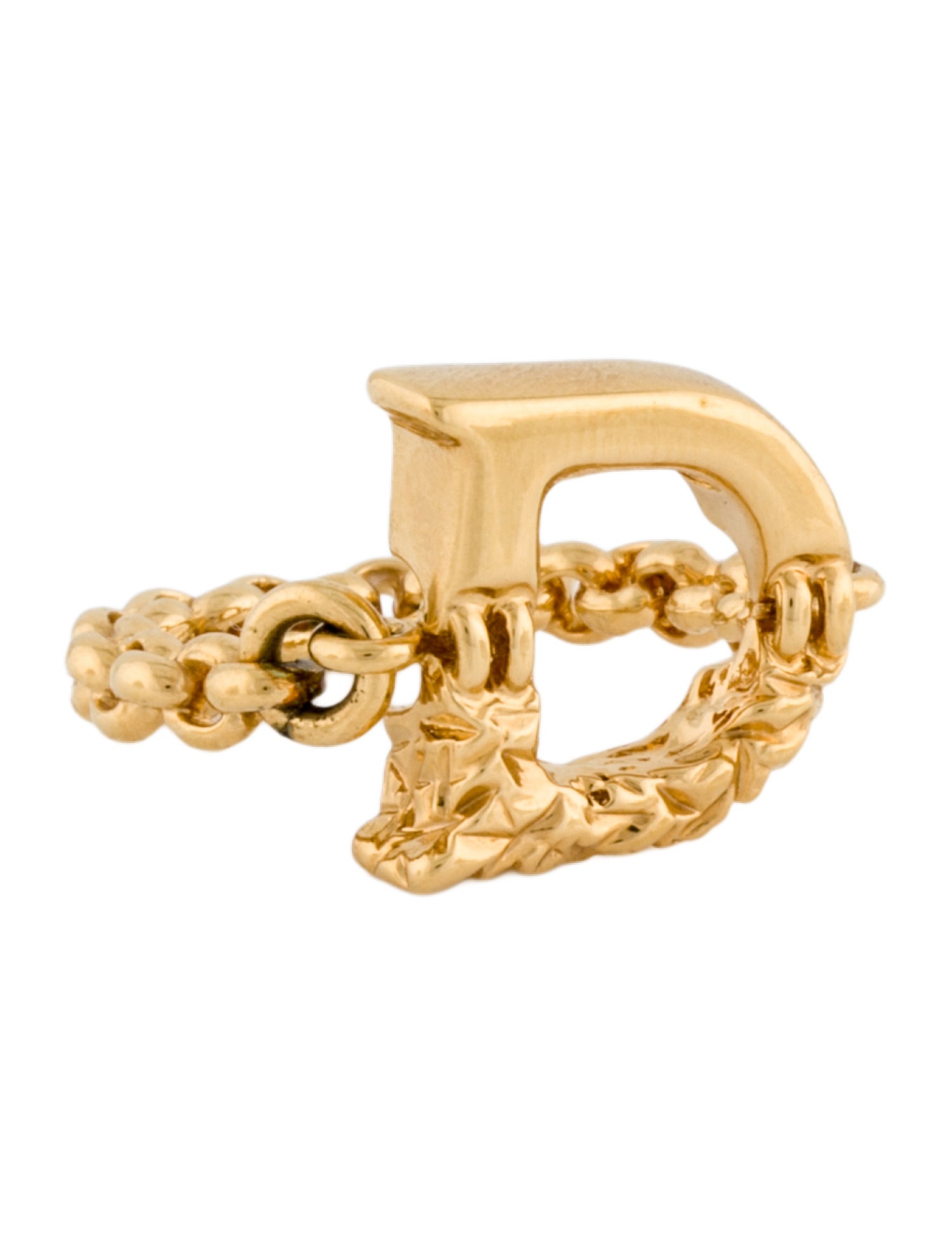 Chloé Letter 'D' Alphabet Cocktail Ring