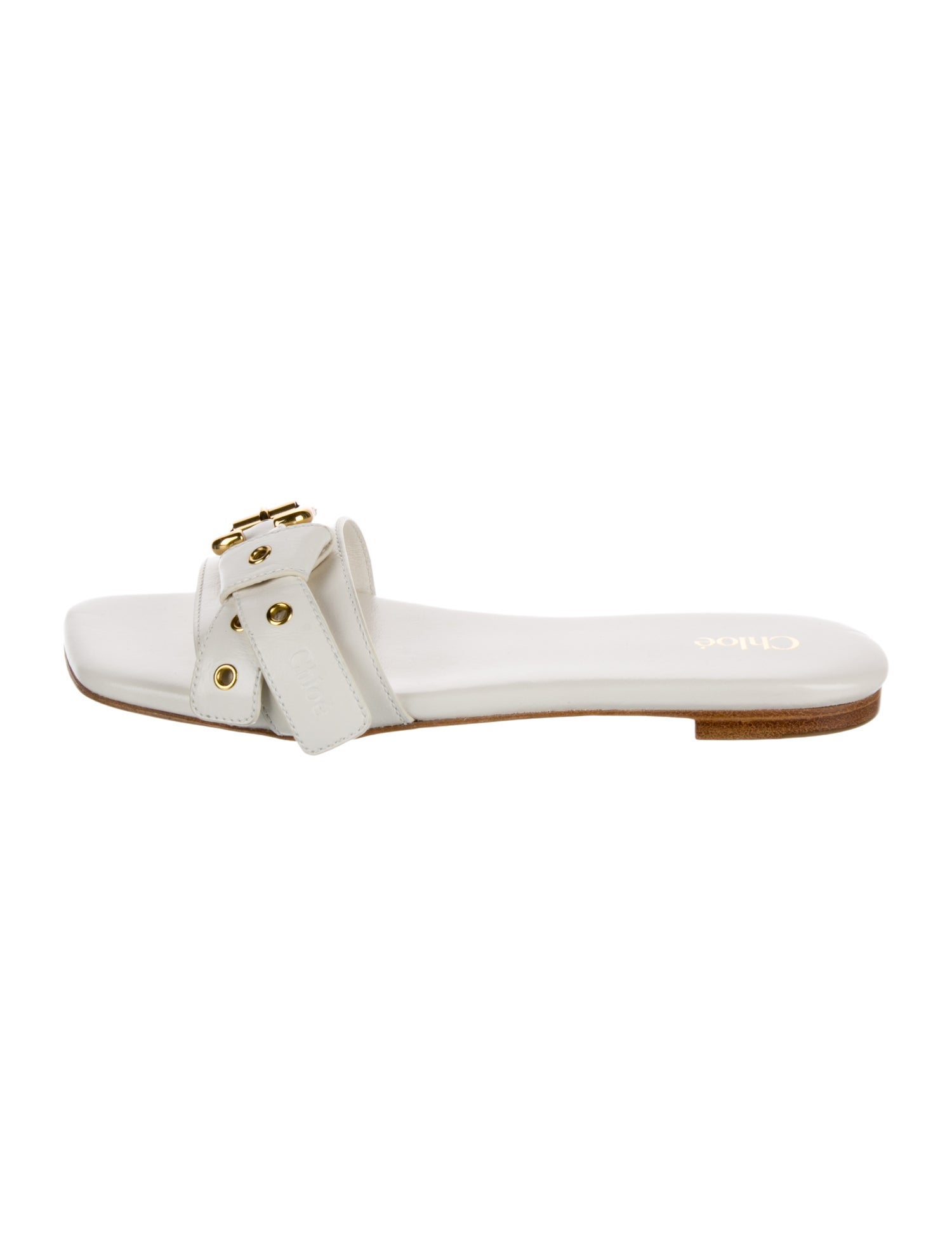 Chloé Leather Slides