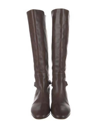 Chloé Leather Riding Boots