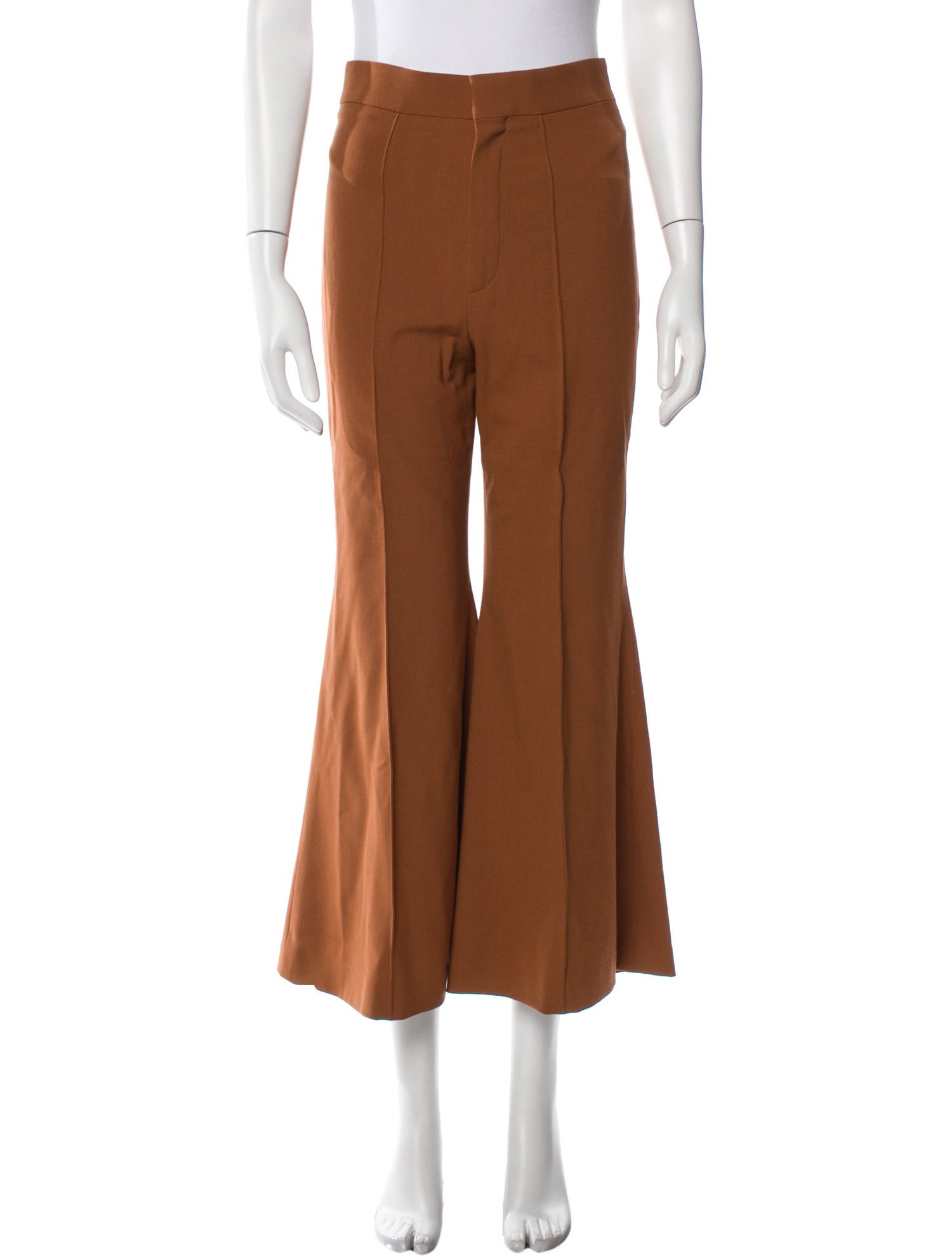 Chloé Virgin Wool Wide Leg Pants