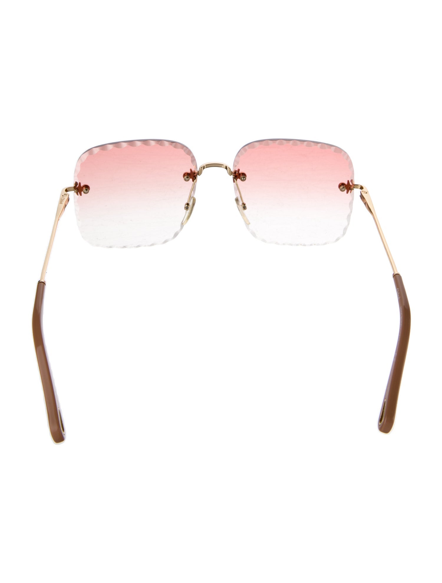 Chloé Square Gradient Sunglasses