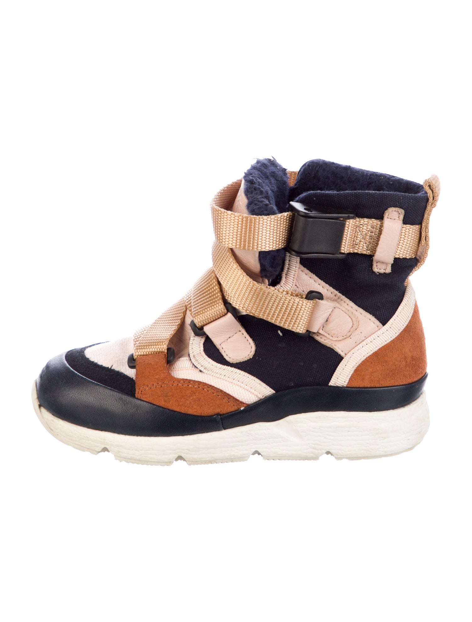 Chloé toddler girls' multicolored sneakers