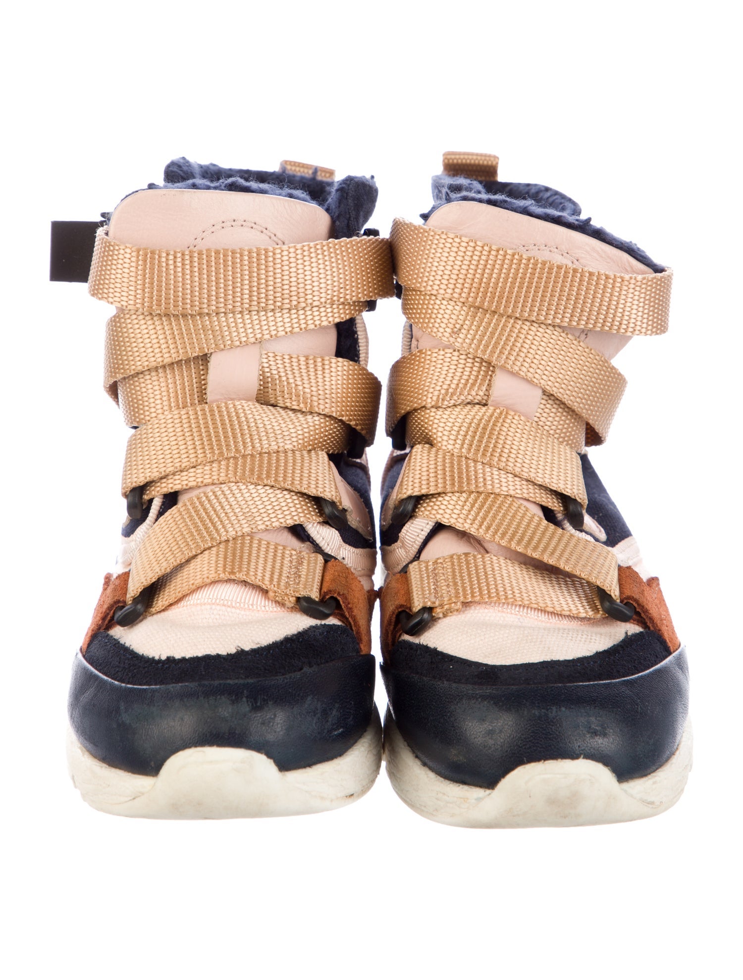 Chloé toddler girls' multicolored sneakers