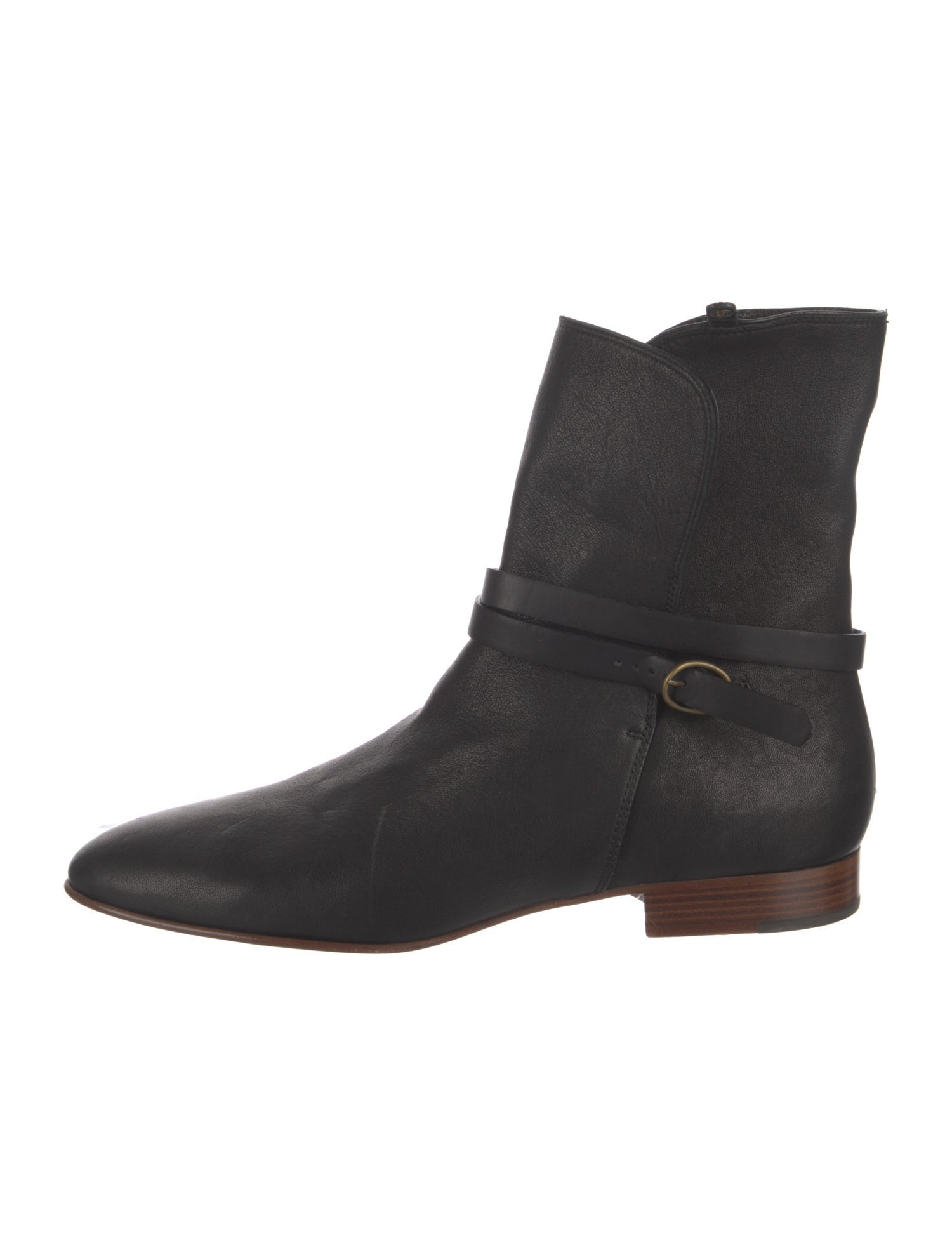 Chloé Leather Moto Boots