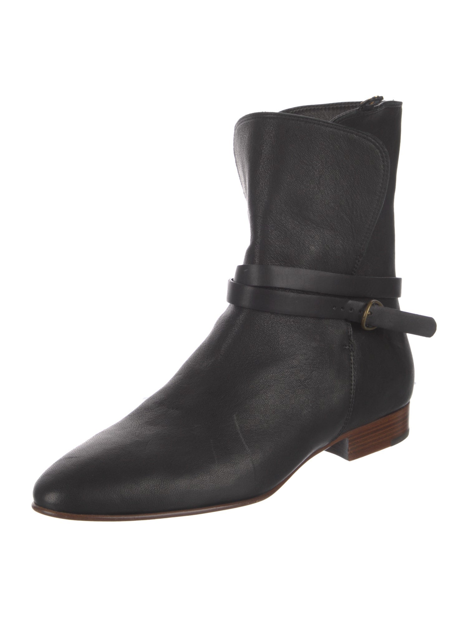 Chloé Leather Moto Boots