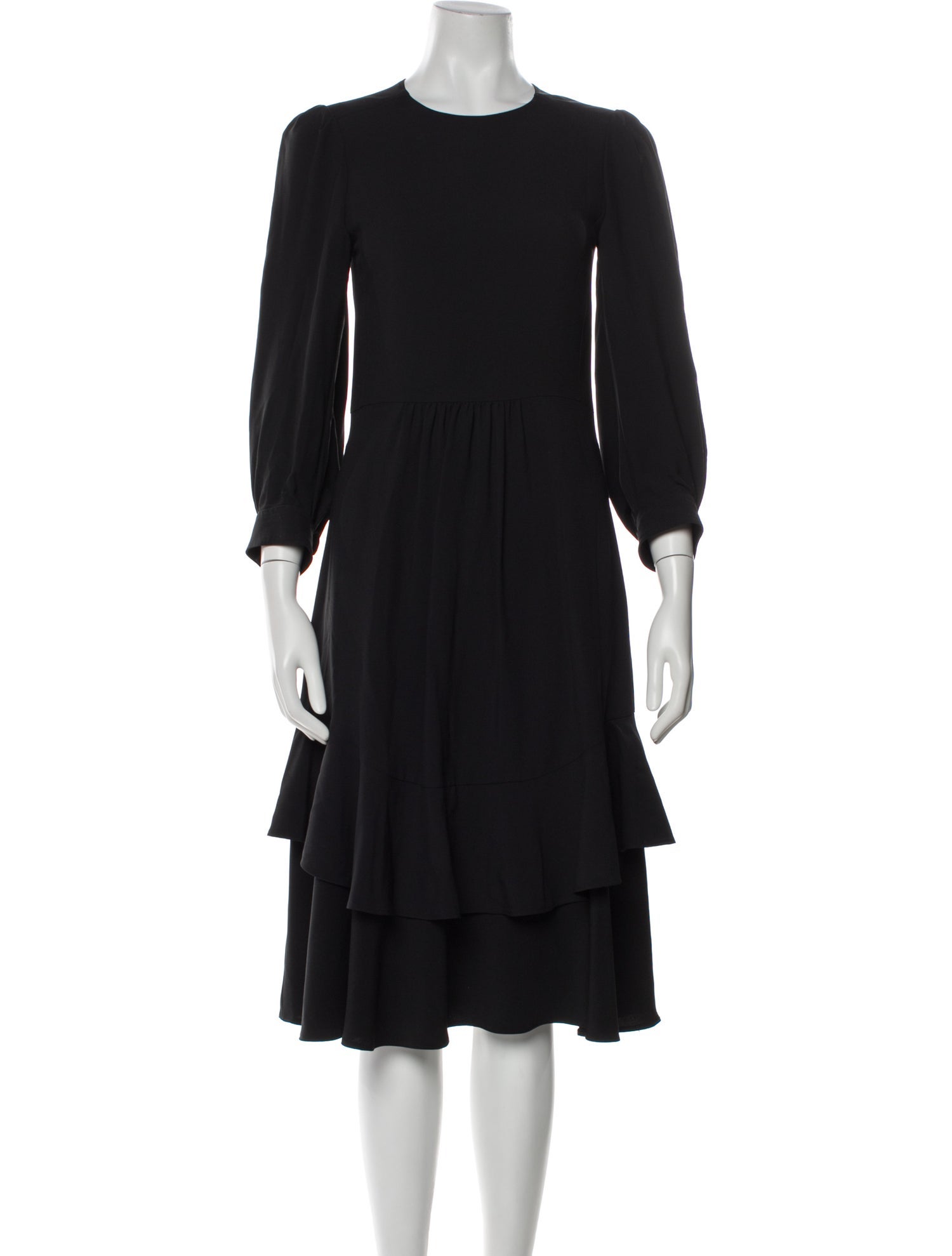 Chloé Crew Neck Midi Length Dress