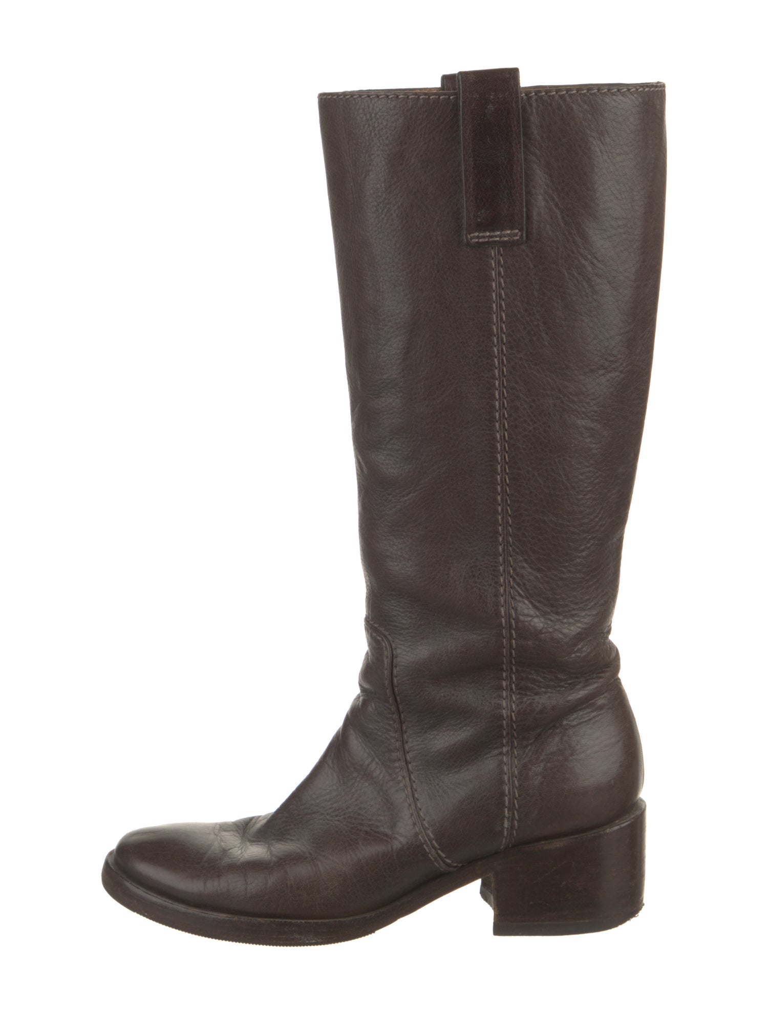 Chloé Leather Riding Boots