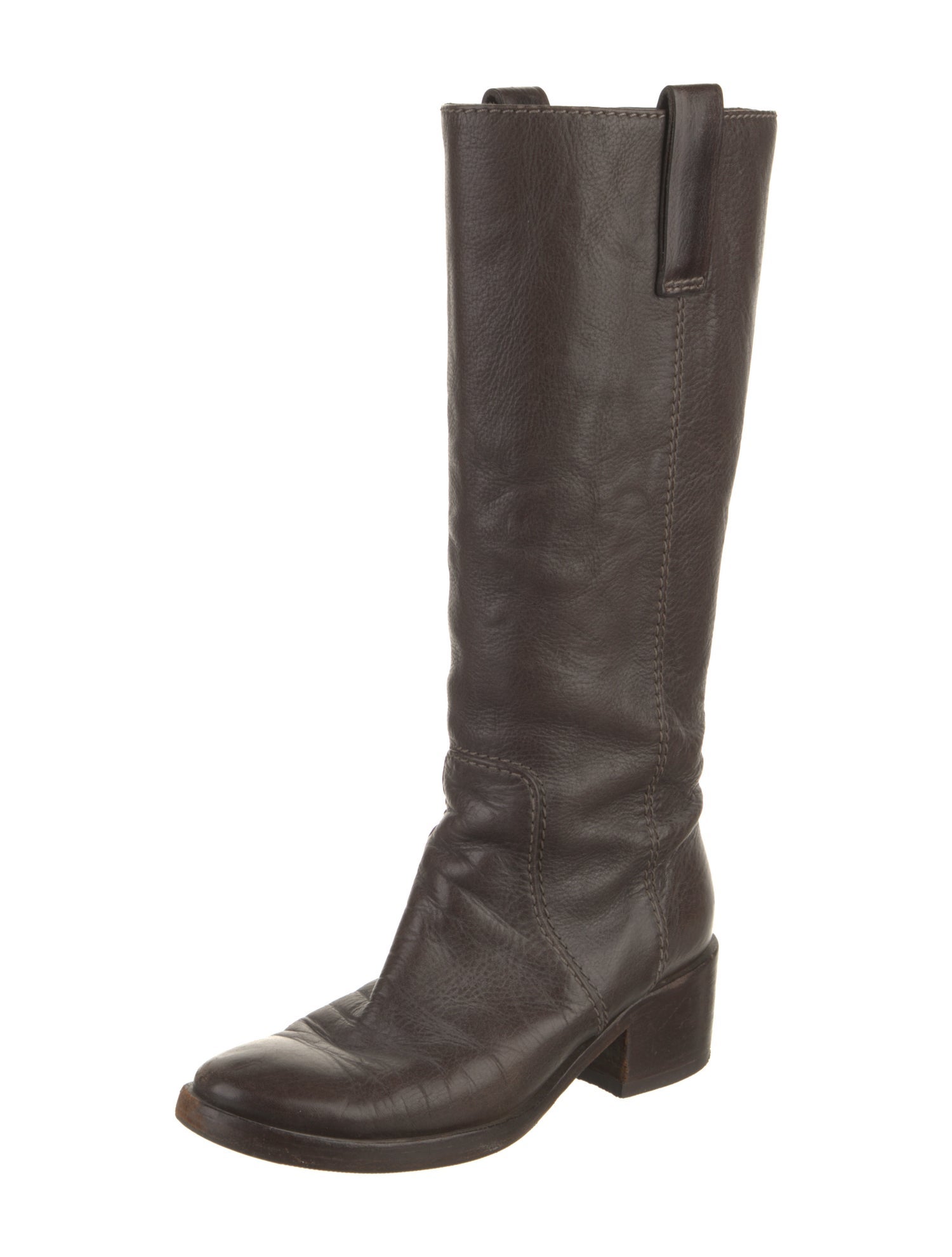 Chloé Leather Riding Boots