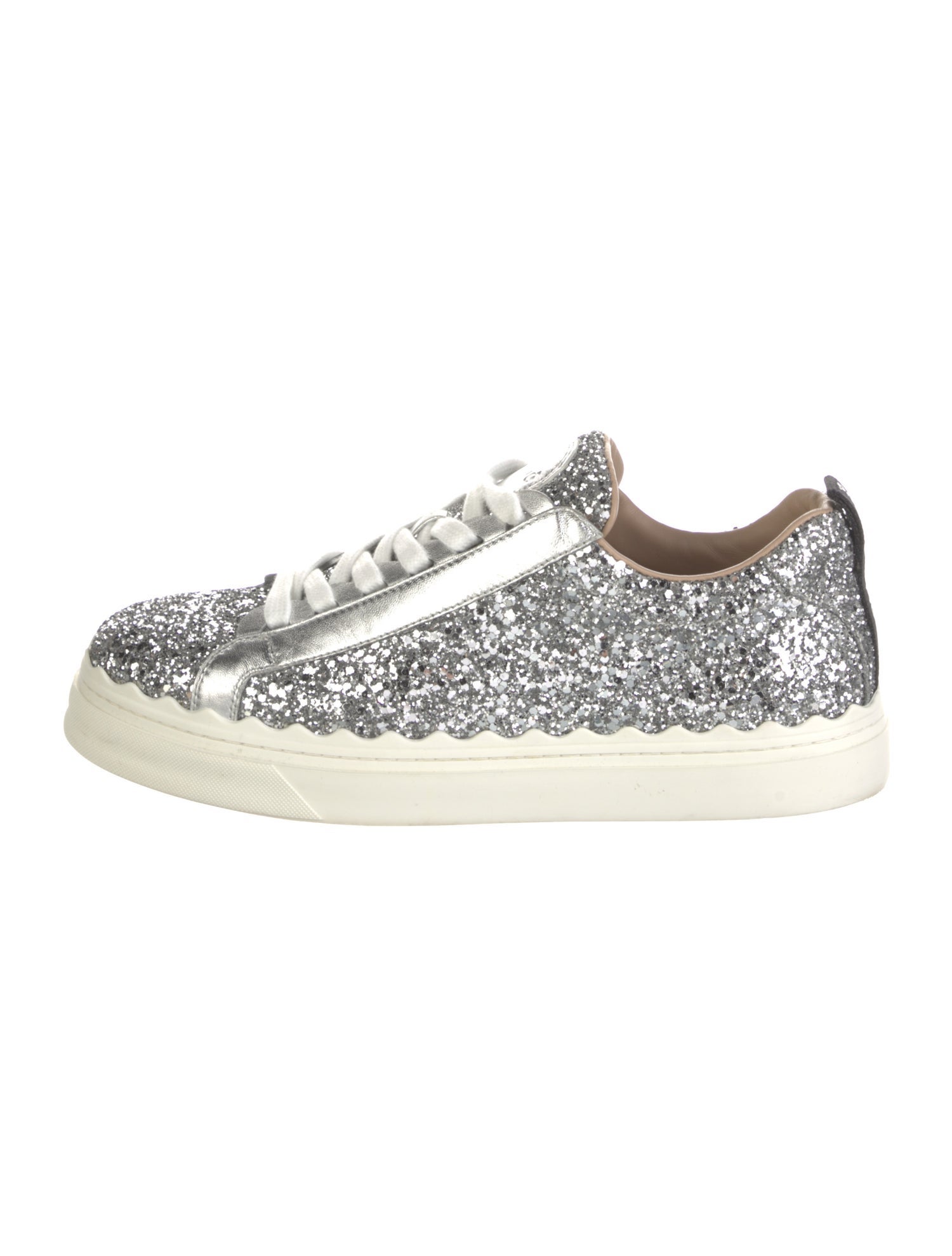 Chloé Glitter Patterned Sneakers