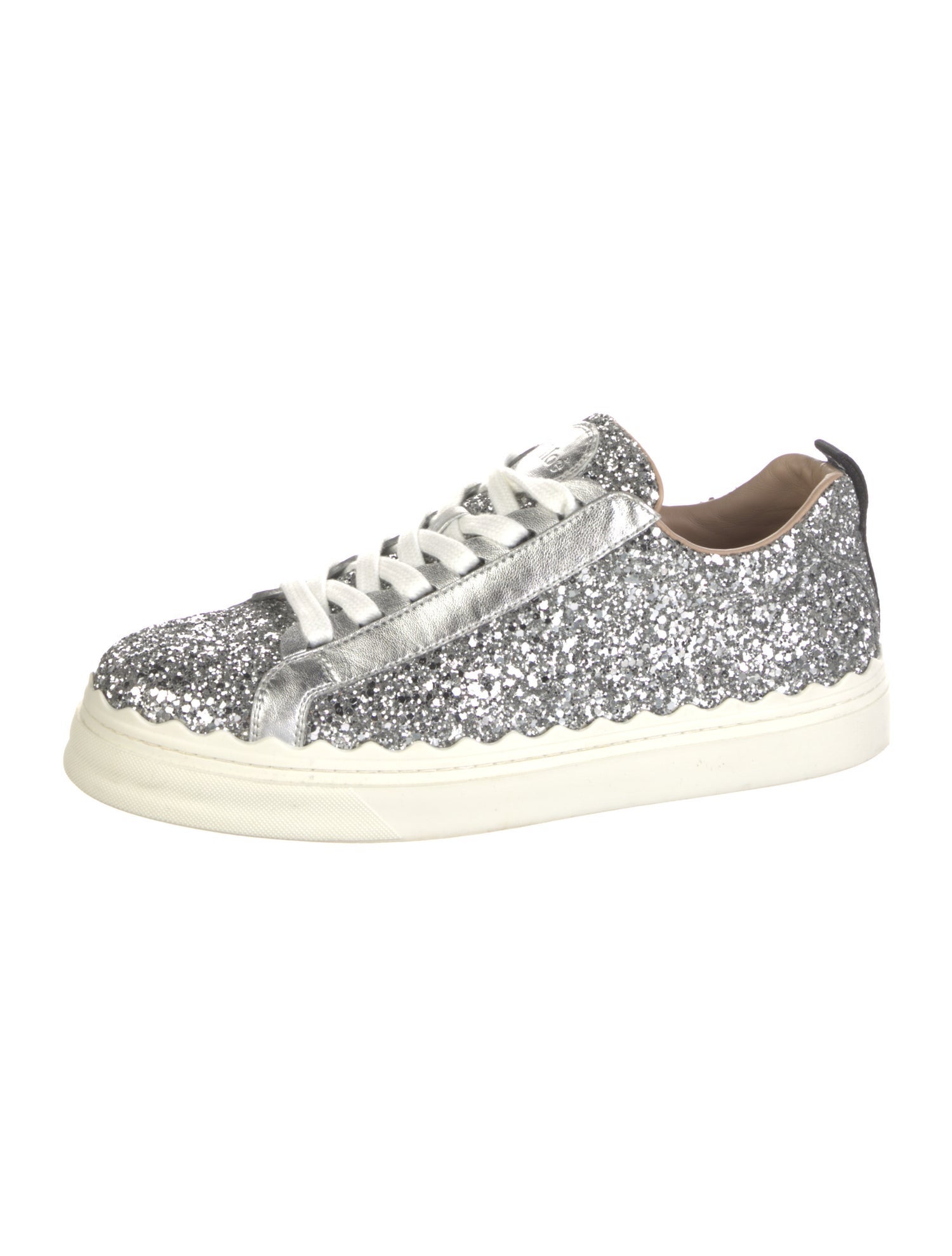 Chloé Glitter Patterned Sneakers