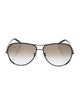 Chloé Aviator Gradient Sunglasses