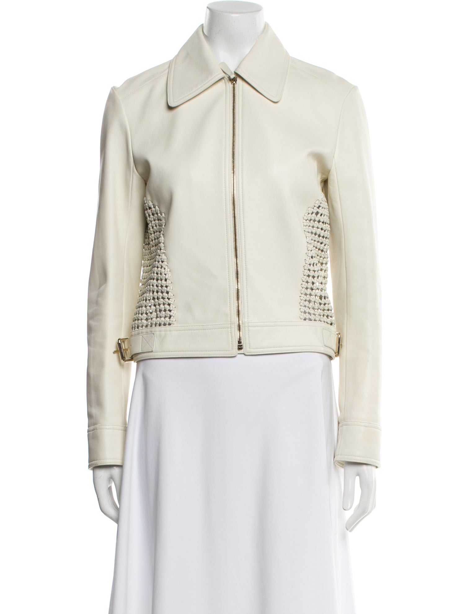 Chloé Lamb Leather Biker Jacket