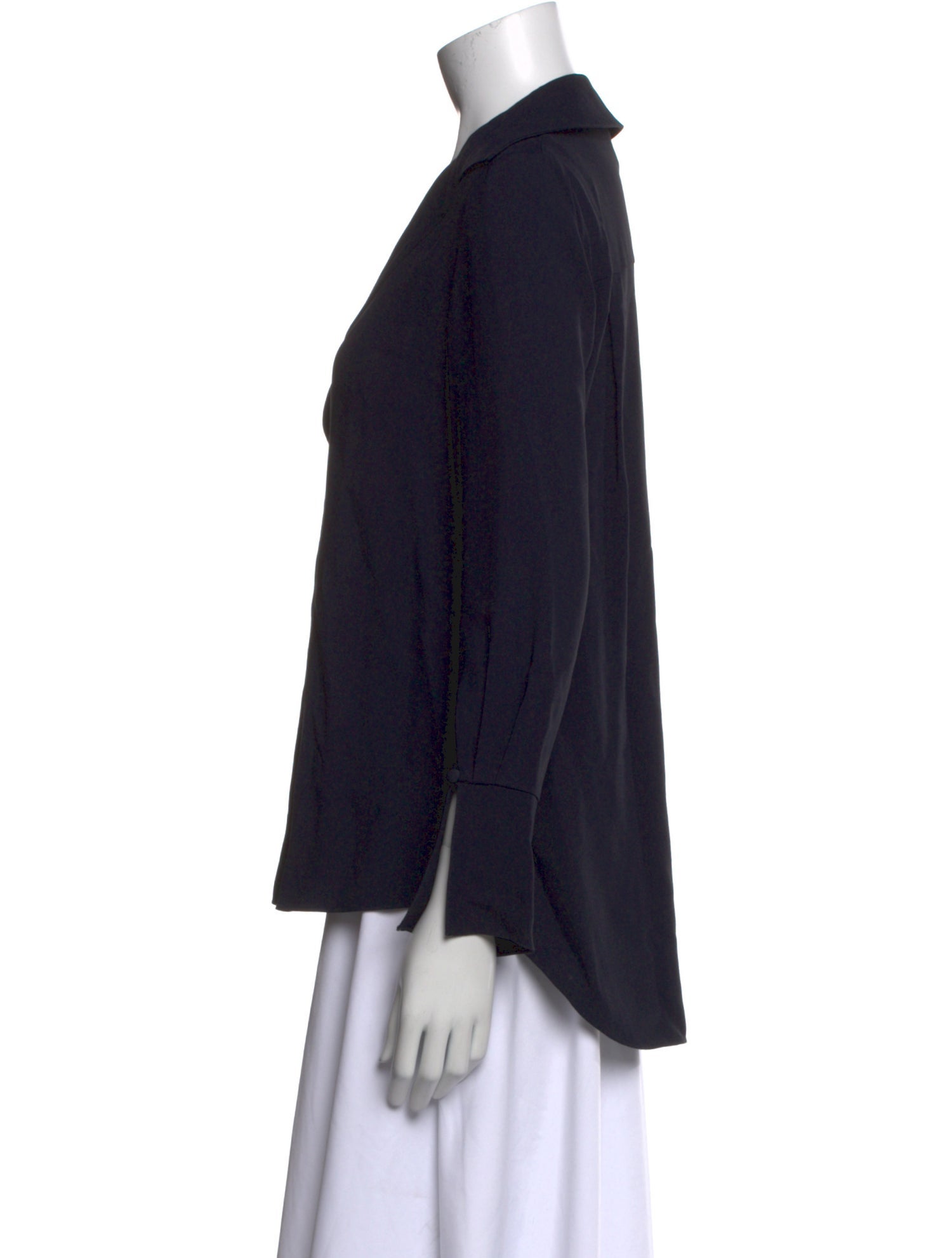 Chloé Silk V-Neck Blouse