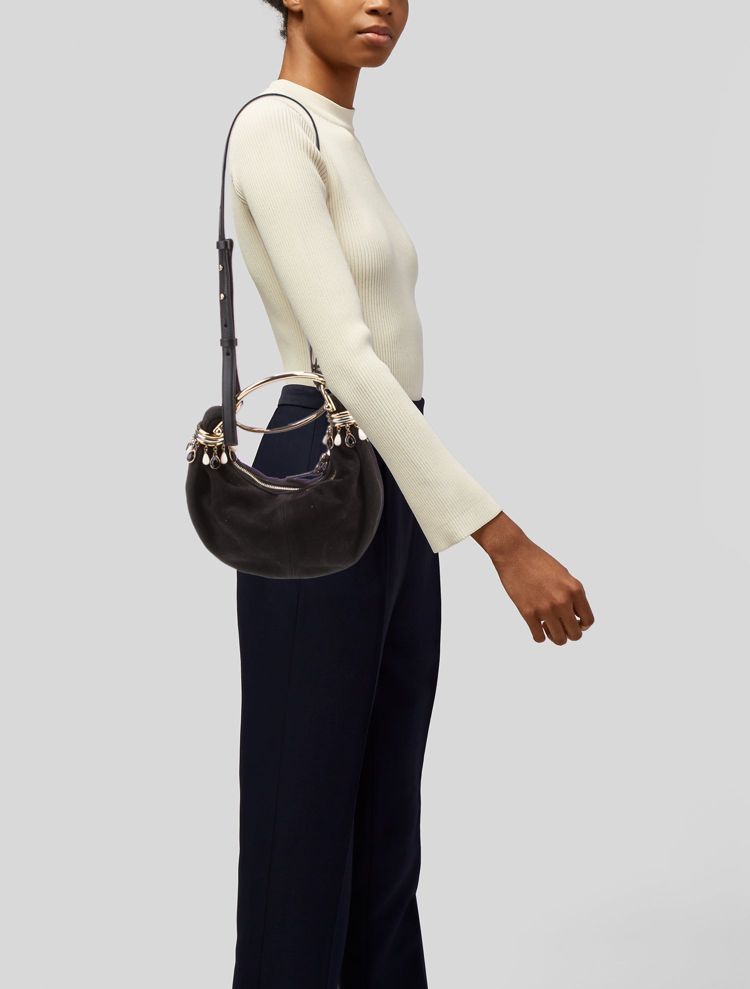 Chloé Leather Bracelet Hobo Bag 2025