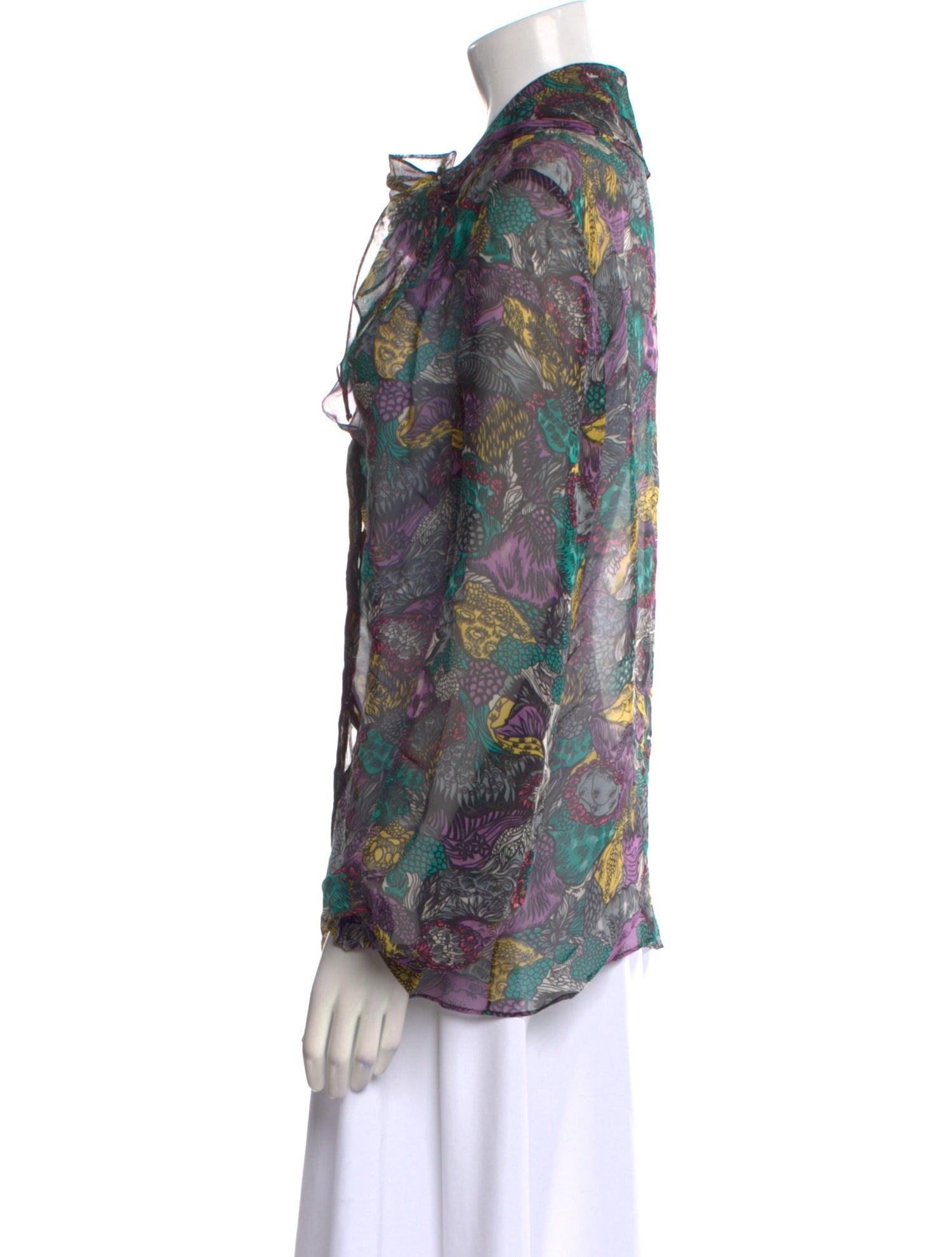 Chloé Silk Printed Blouse