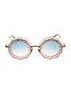Chloé Round Gradient Sunglasses