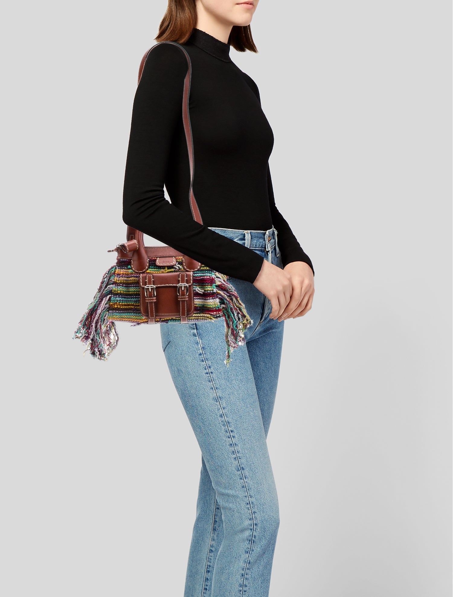 Chloé Canvas Edith w/ Tags