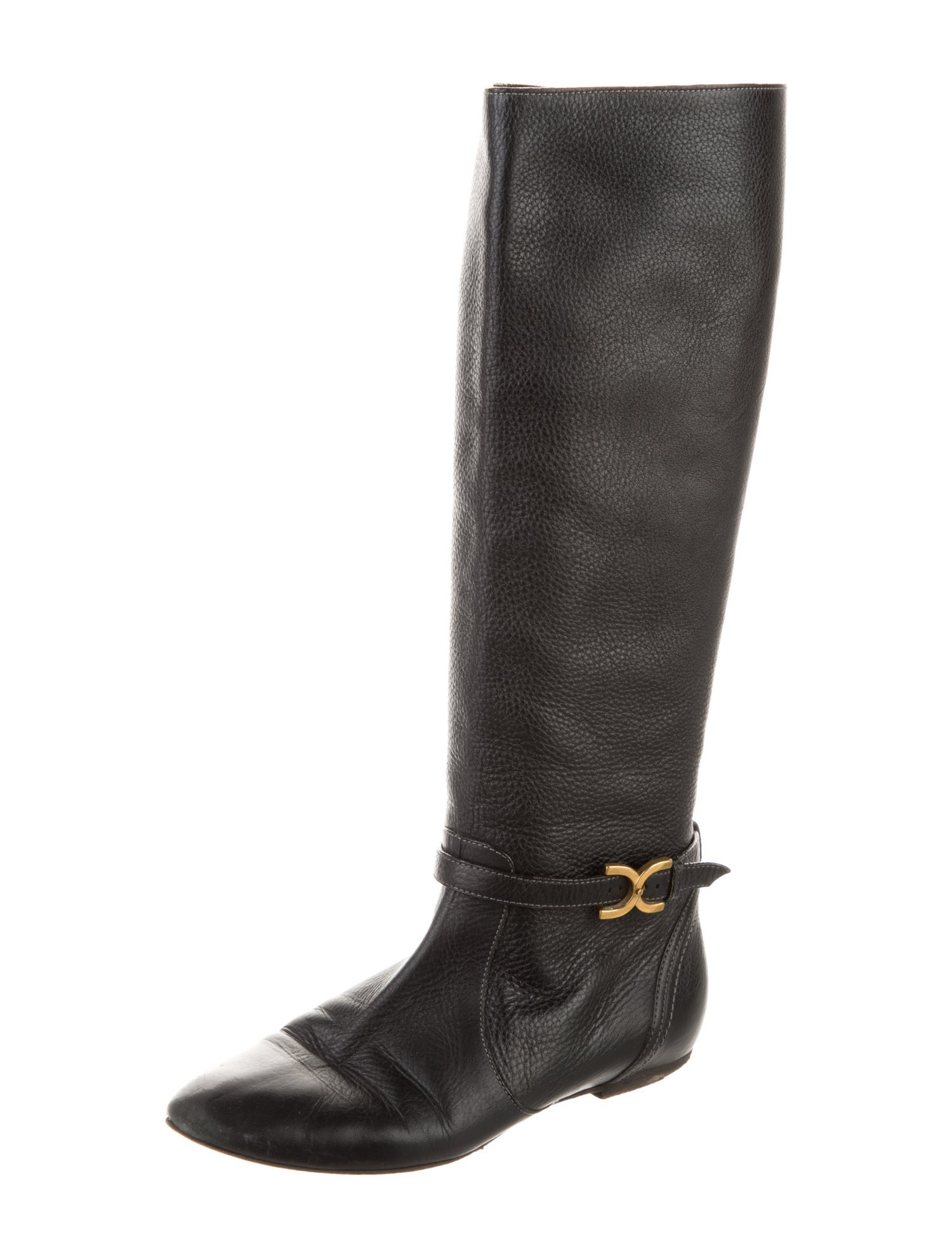 Chloé Leather Riding Boots