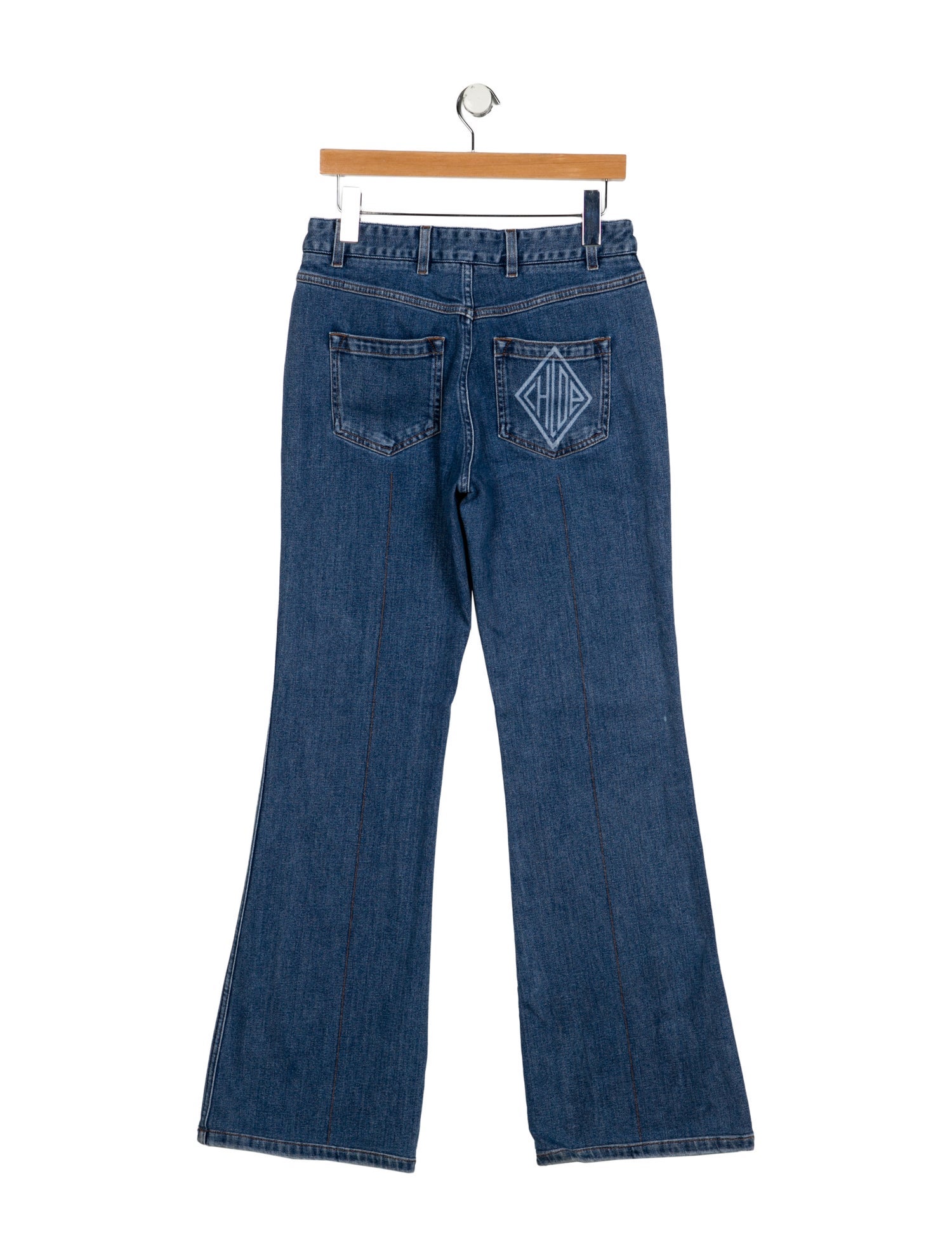 Chloé Mid-Rise Wide Leg Jeans
