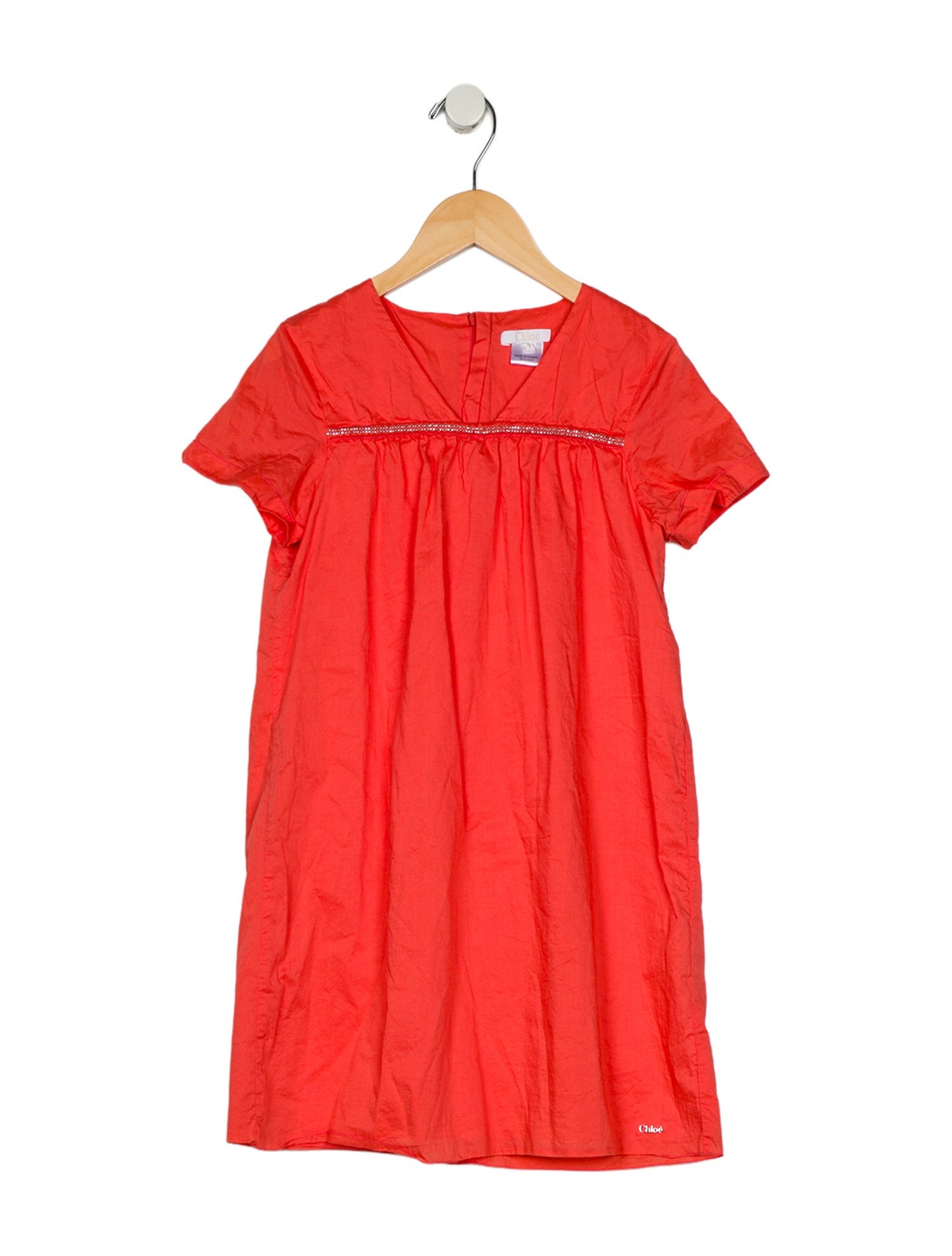 Chloé Girls' Short Sleeve Dress