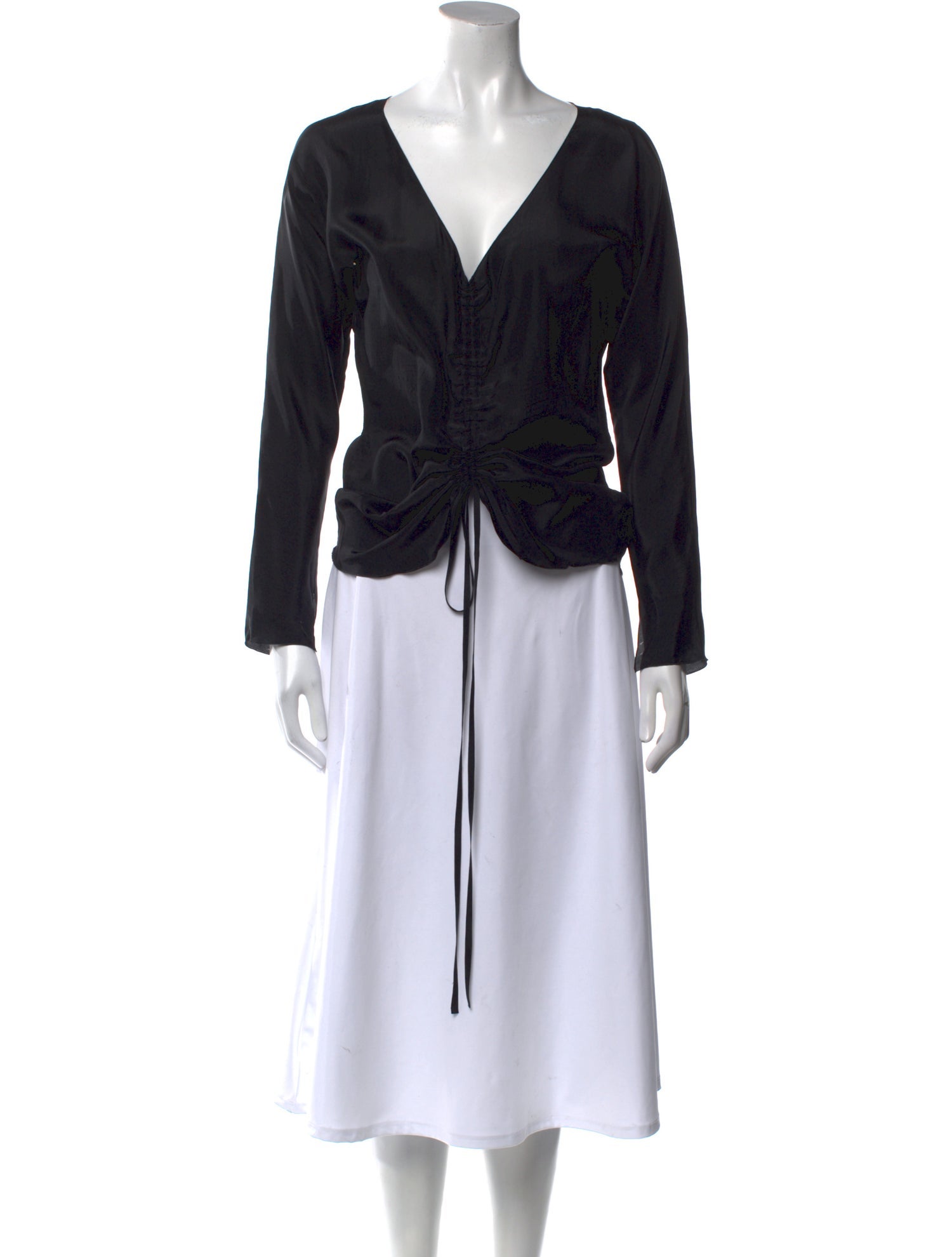 Chloé Silk V-Neck Blouse