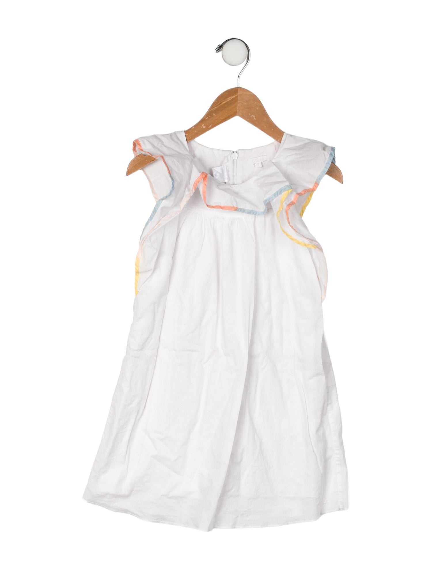 Chloé Short Sleeve Cotton Dress