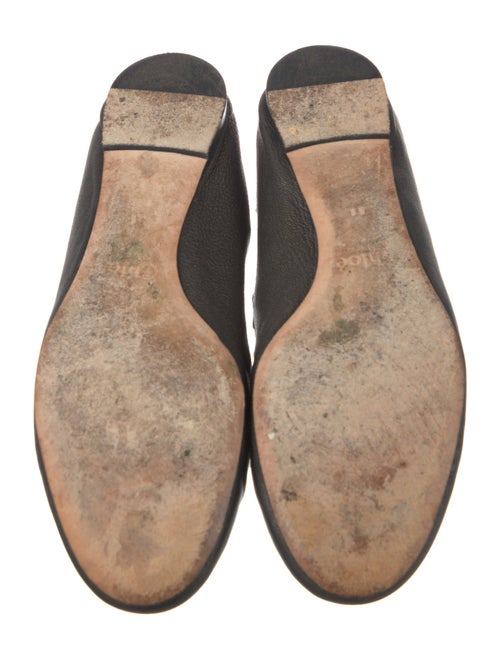 Chloé Leather Scalloped Accent Ballet Flats
