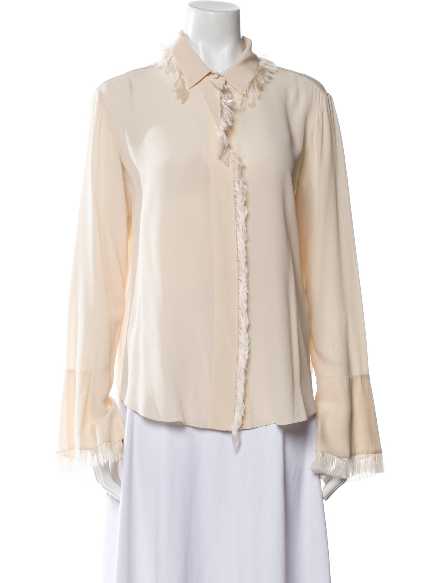 Chloé Silk Long Sleeve Blouse