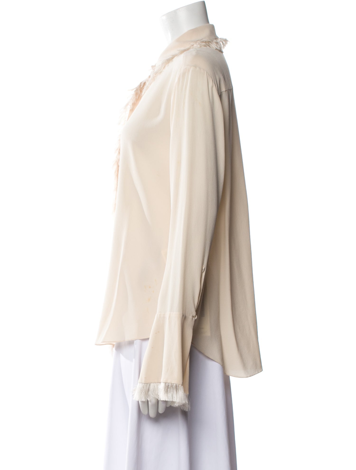 Chloé Silk Long Sleeve Blouse