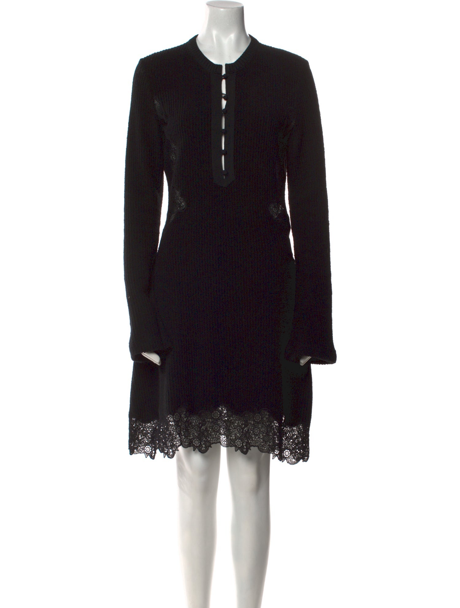 Chloé Virgin Wool Knee-Length Dress