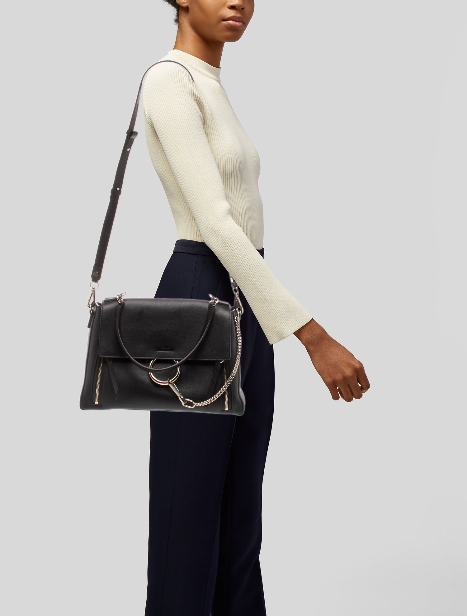 Chloé Leather Top Handle Bag