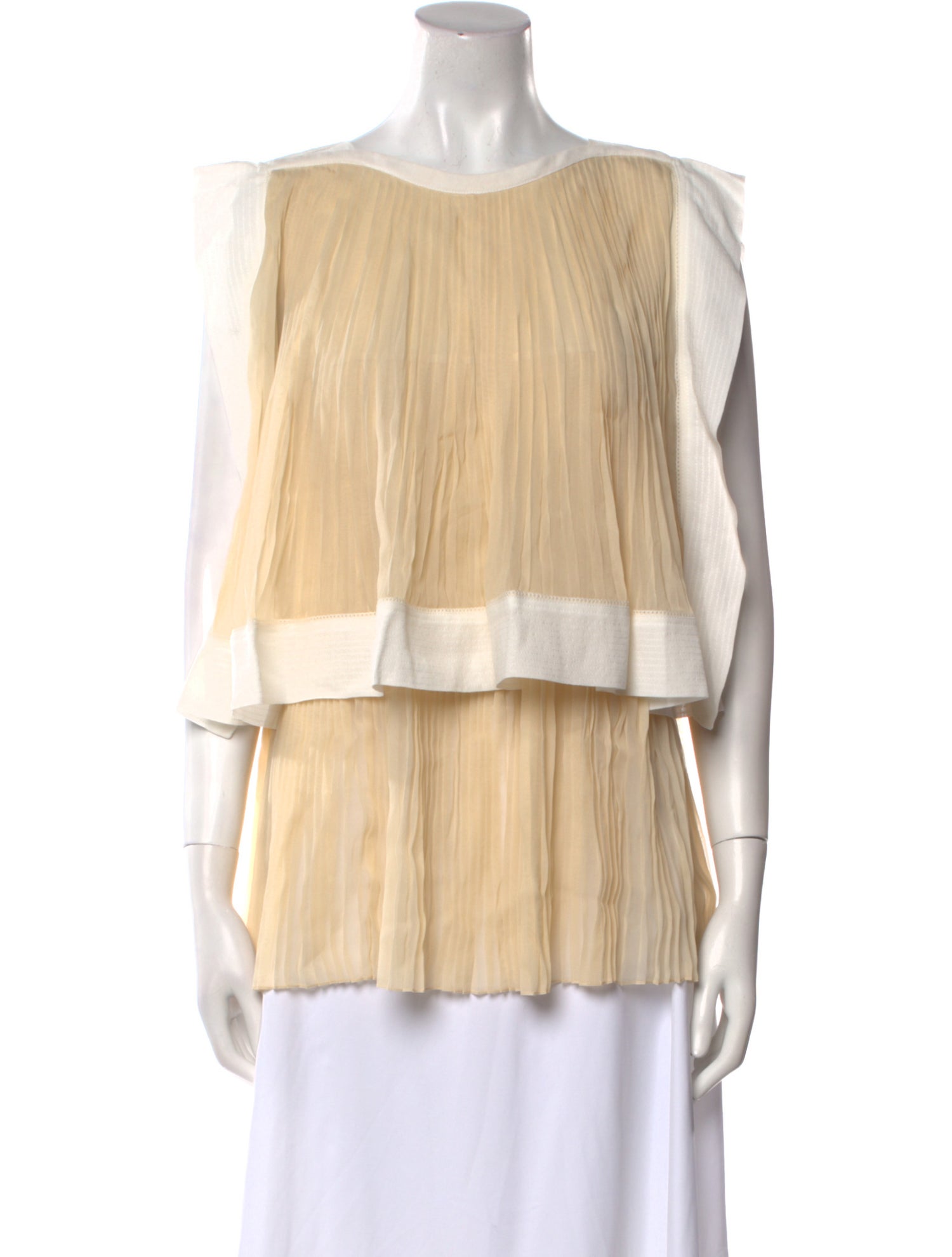 Chloé Bateau Neckline Short Sleeve Blouse w/ Tags