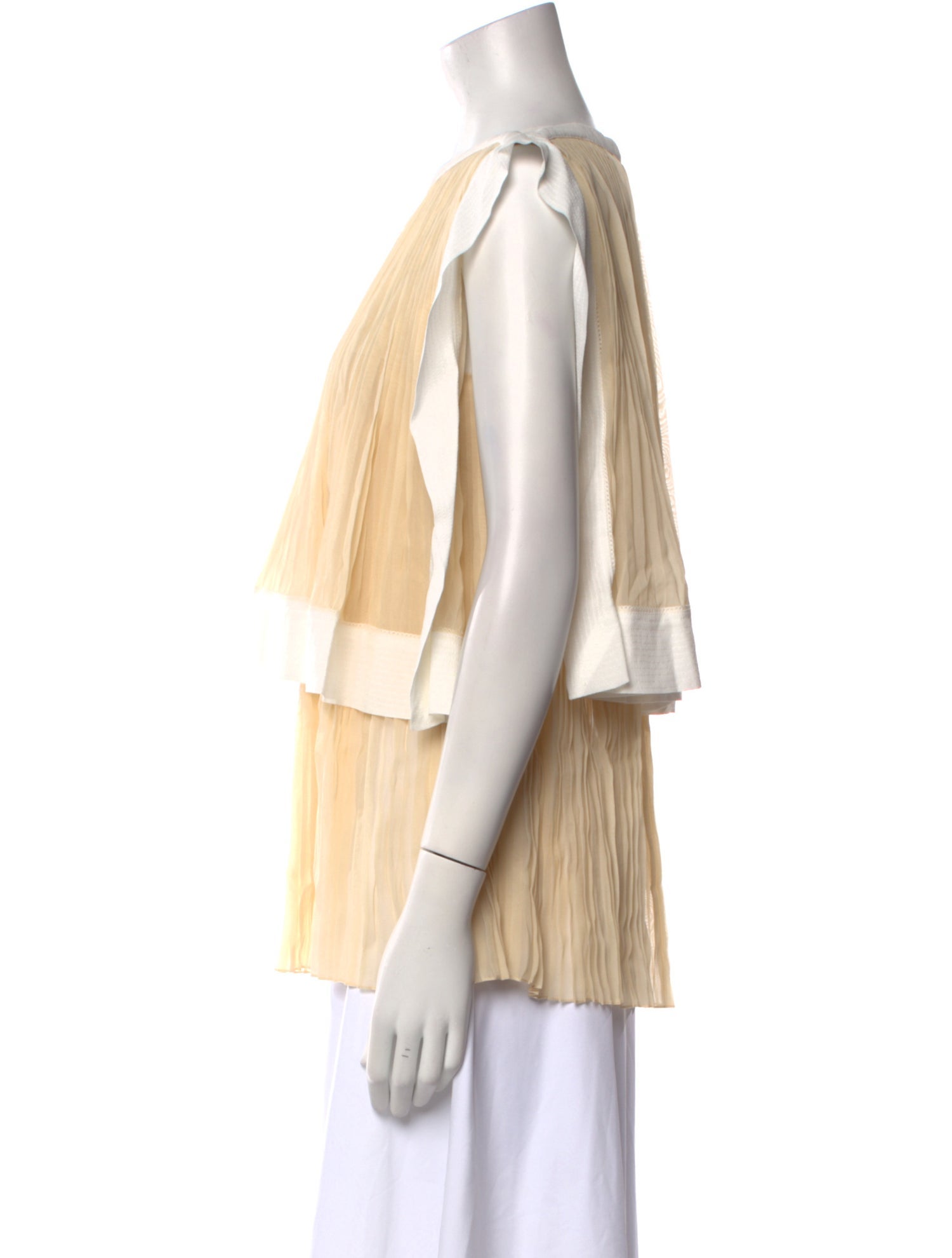 Chloé Bateau Neckline Short Sleeve Blouse w/ Tags