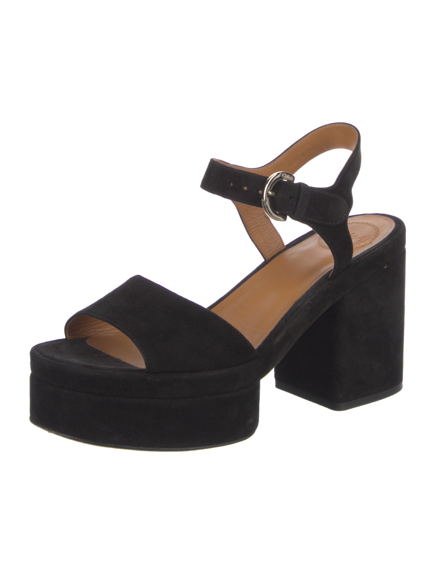 Chloé Suede Slingback Pumps